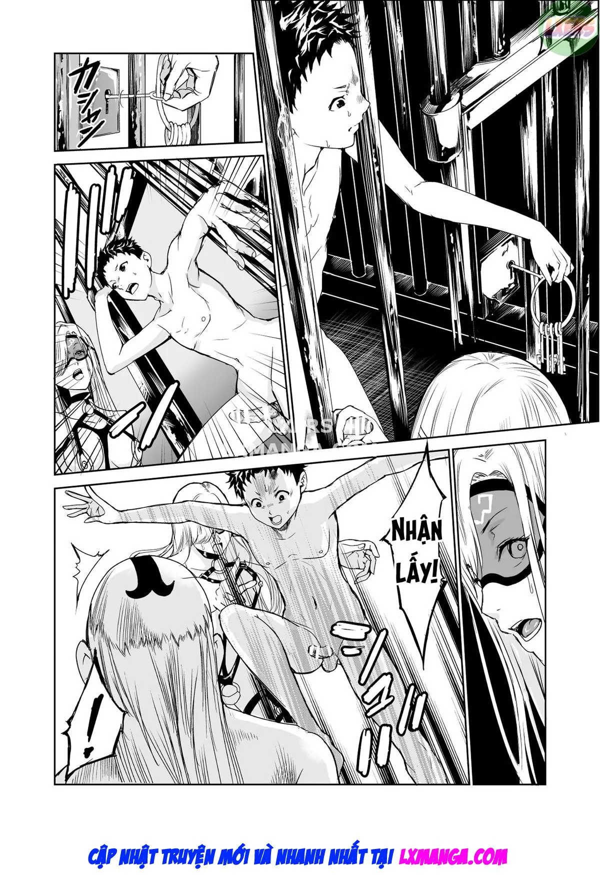 HentaiVN.net - Ảnh 47 - Tsuyagari Mura [~Kareshi O Mamoru Tame Hikyou No Mura De Kyousei Gohoushi & NTR Sex~] - Chap 3