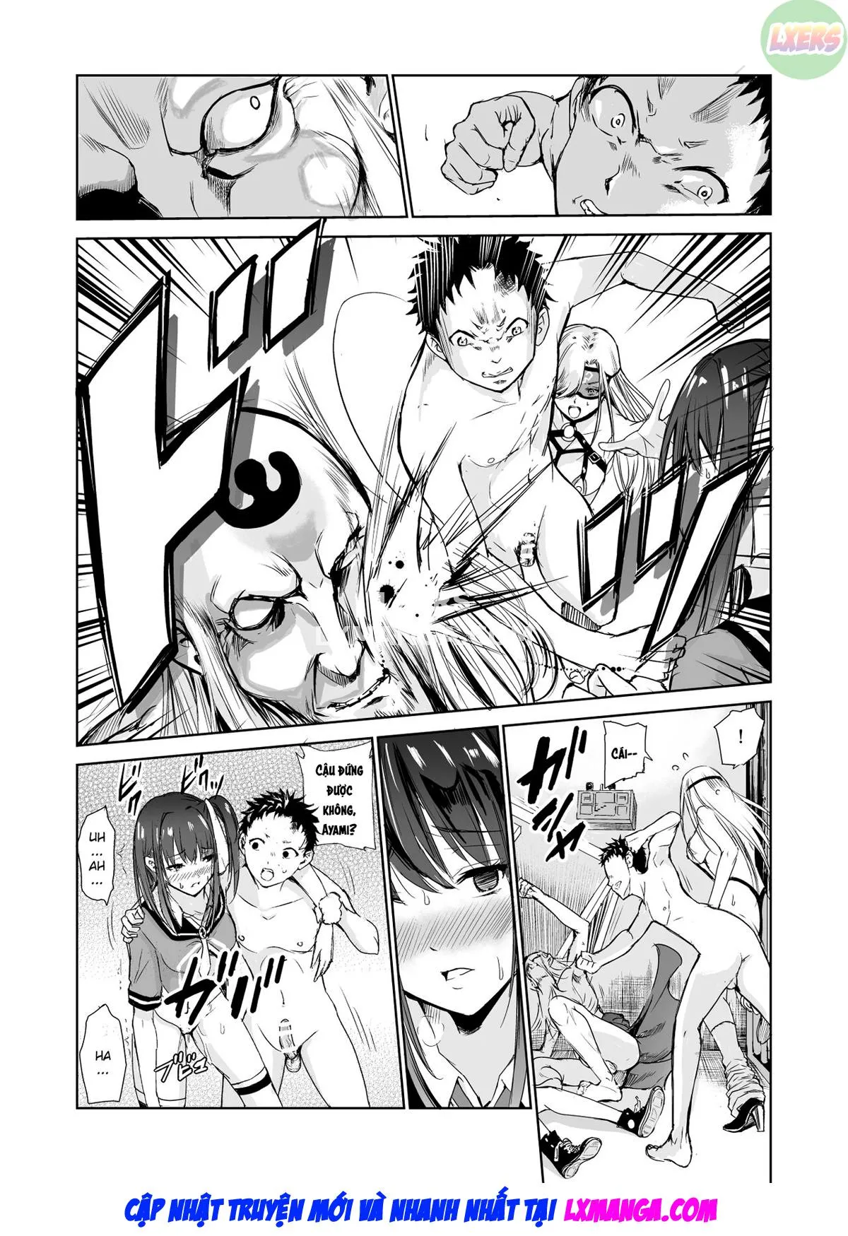 HentaiVN.net - Ảnh 48 - Tsuyagari Mura [~Kareshi O Mamoru Tame Hikyou No Mura De Kyousei Gohoushi & NTR Sex~] - Chap 3