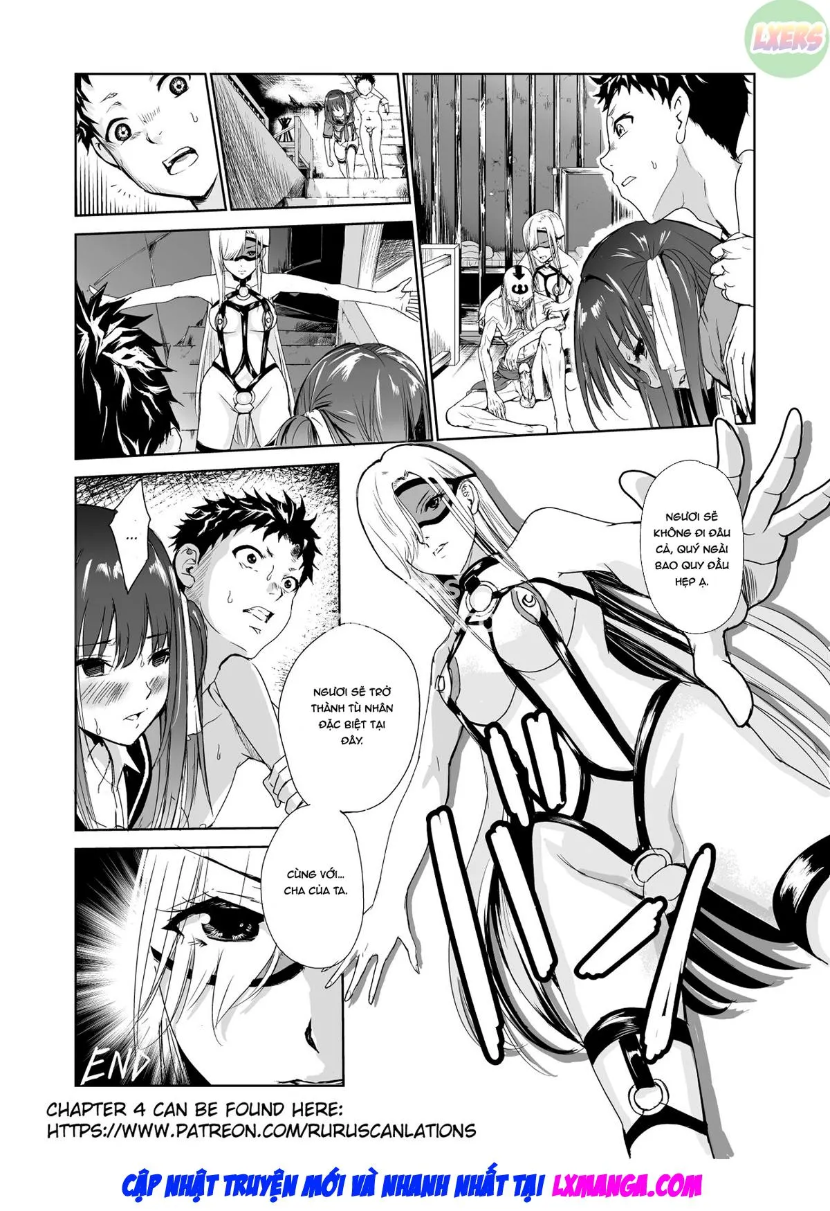 HentaiVN.net - Ảnh 49 - Tsuyagari Mura [~Kareshi O Mamoru Tame Hikyou No Mura De Kyousei Gohoushi & NTR Sex~] - Chap 3