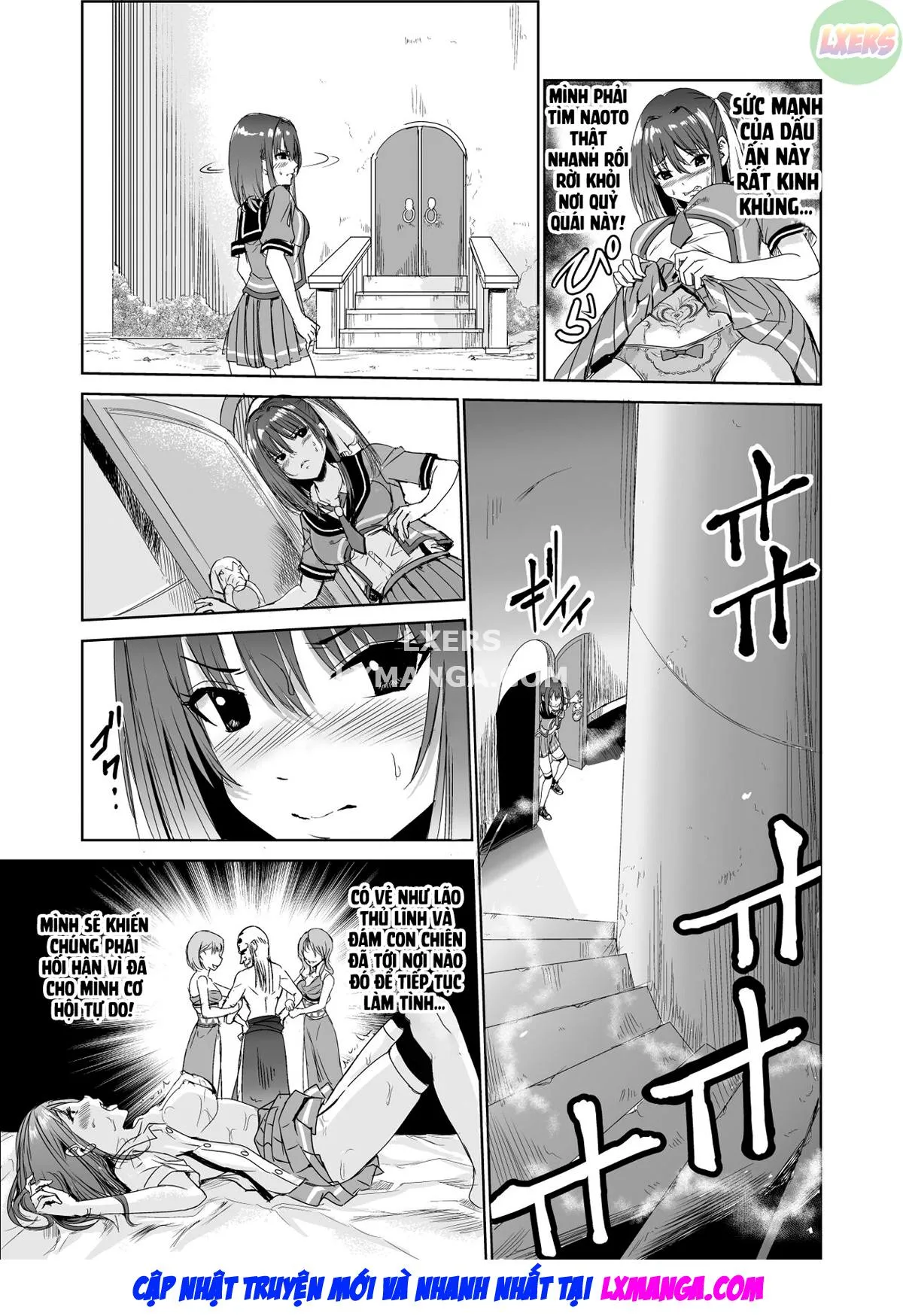 HentaiVN.net - Ảnh 7 - Tsuyagari Mura [~Kareshi O Mamoru Tame Hikyou No Mura De Kyousei Gohoushi & NTR Sex~] - Chap 3