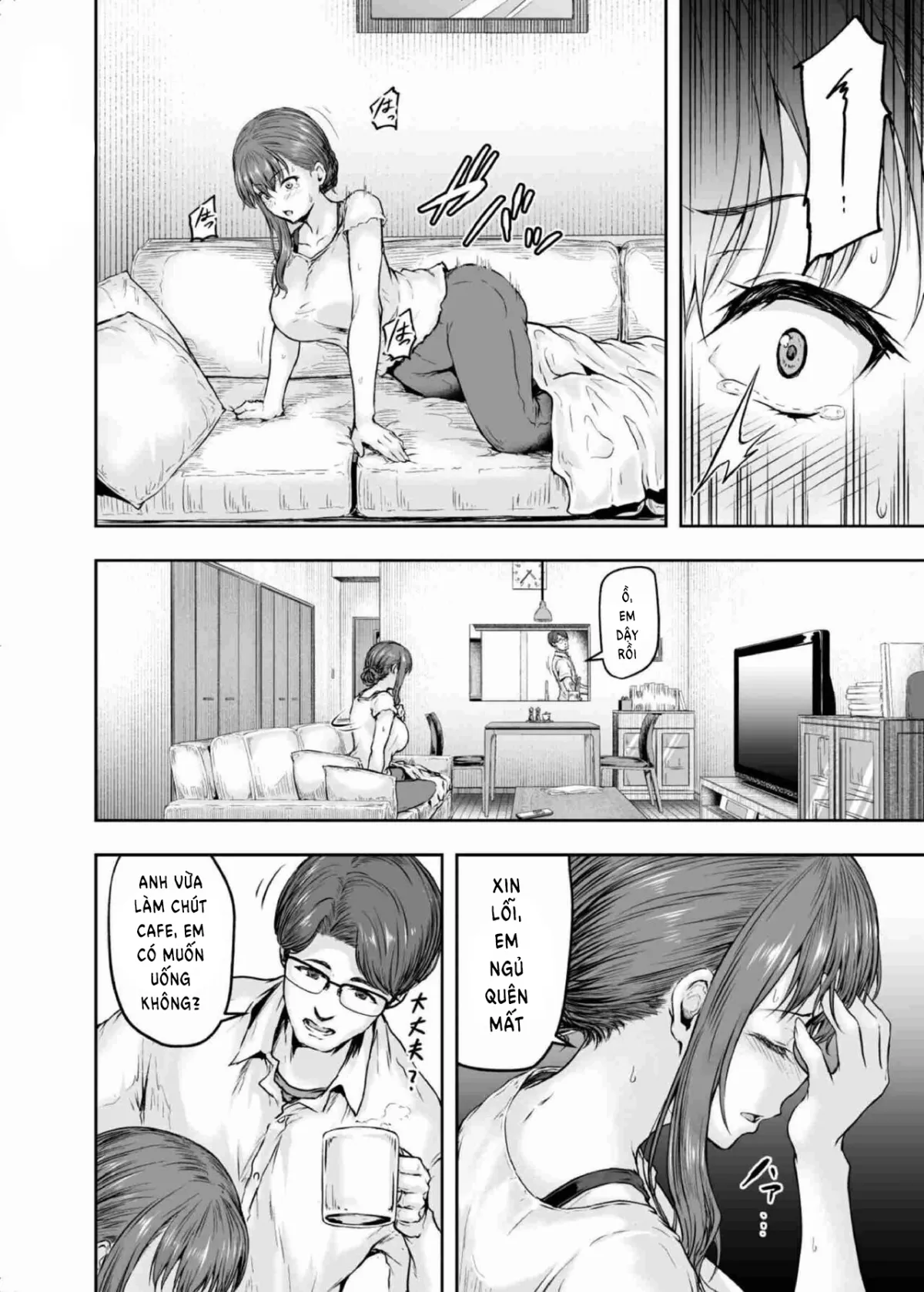 HentaiVN.net - Ảnh 6 - Watashi... Kaerare Chaimashita. 2 -Arasa OL ga Yarichin Daigakusei-tachi no Chinpo ni Dohamari suru made - Chap 2.1