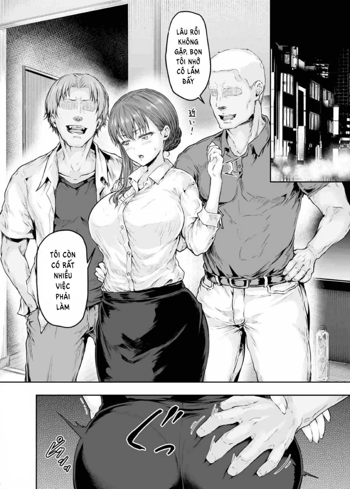 HentaiVN.net - Ảnh 9 - Watashi... Kaerare Chaimashita. 2 -Arasa OL ga Yarichin Daigakusei-tachi no Chinpo ni Dohamari suru made - Chap 2.1