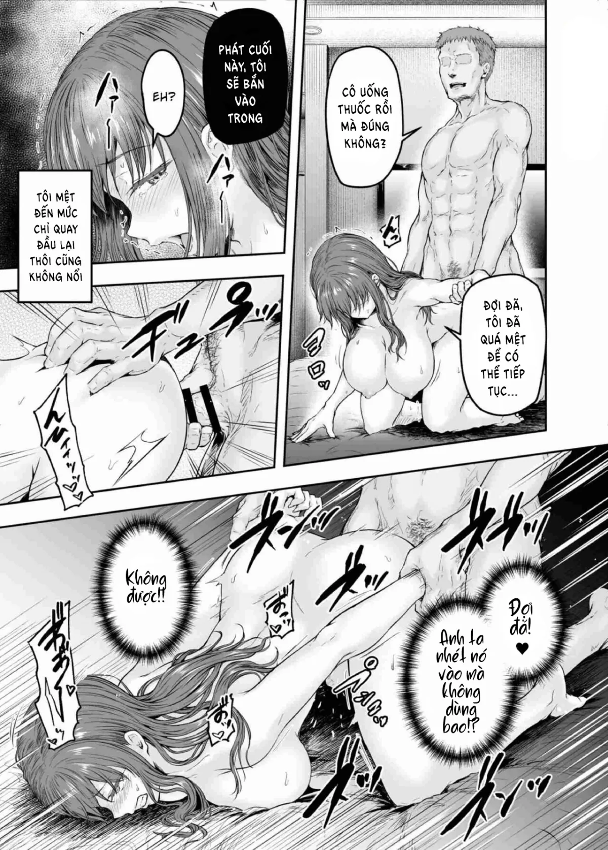 HentaiVN.net - Ảnh 22 - Watashi... Kaerare Chaimashita. 2 -Arasa OL ga Yarichin Daigakusei-tachi no Chinpo ni Dohamari suru made - Chap 2.2
