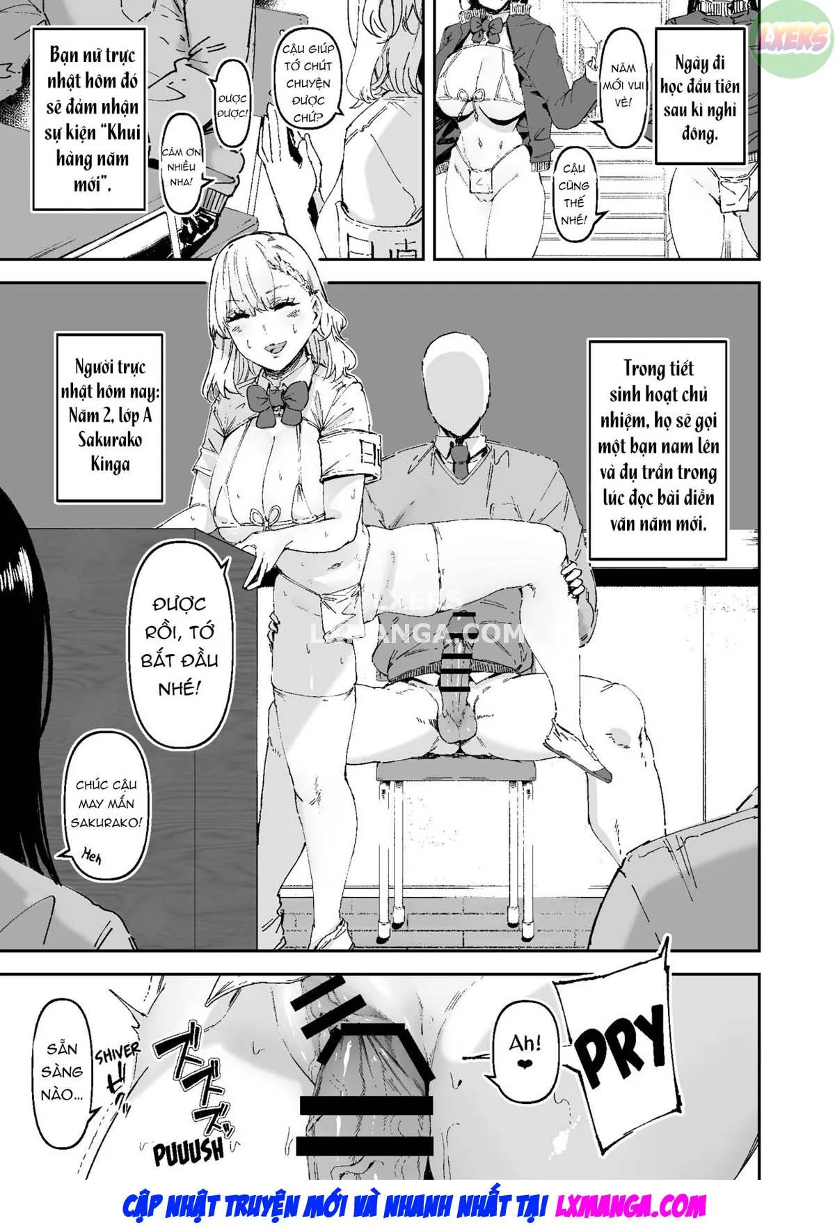HentaiVN.net - Ảnh 52 - Nicchoku wa Micro Bikini de ~Sukebe na Kakko de Seishori Katsudou~ [The Class Duty Is Done in Micro-Bikinis ~ Sexual Relief Activity in Depraved Outfits] - Oneshot