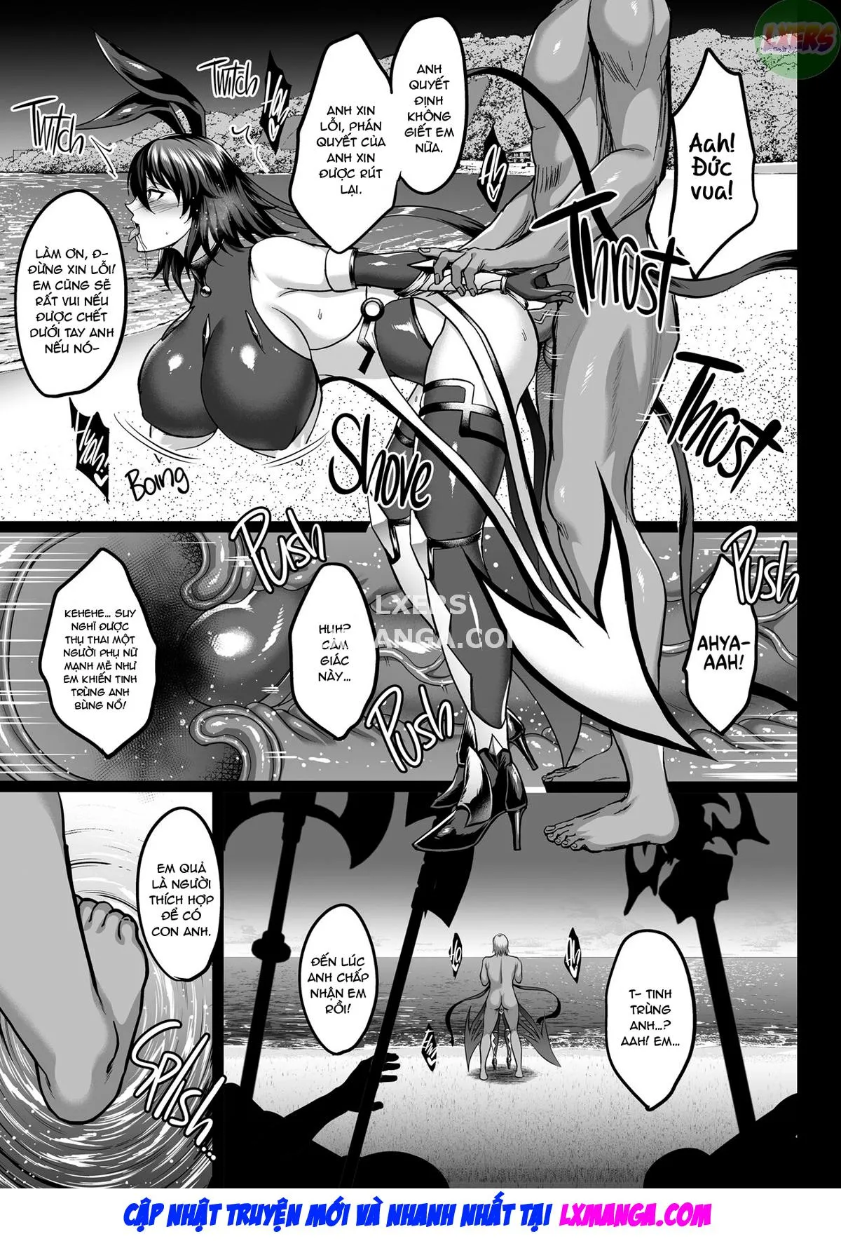 HentaiVN.net - Ảnh 37 - Shiranui Getting Knocked Up [Shiranui Harami Ochi] - Chap 2 - [END]