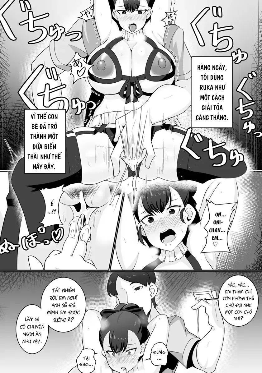 HentaiVN.net - Ảnh 9 - Mặt khuất của cô em gái - Oneshot