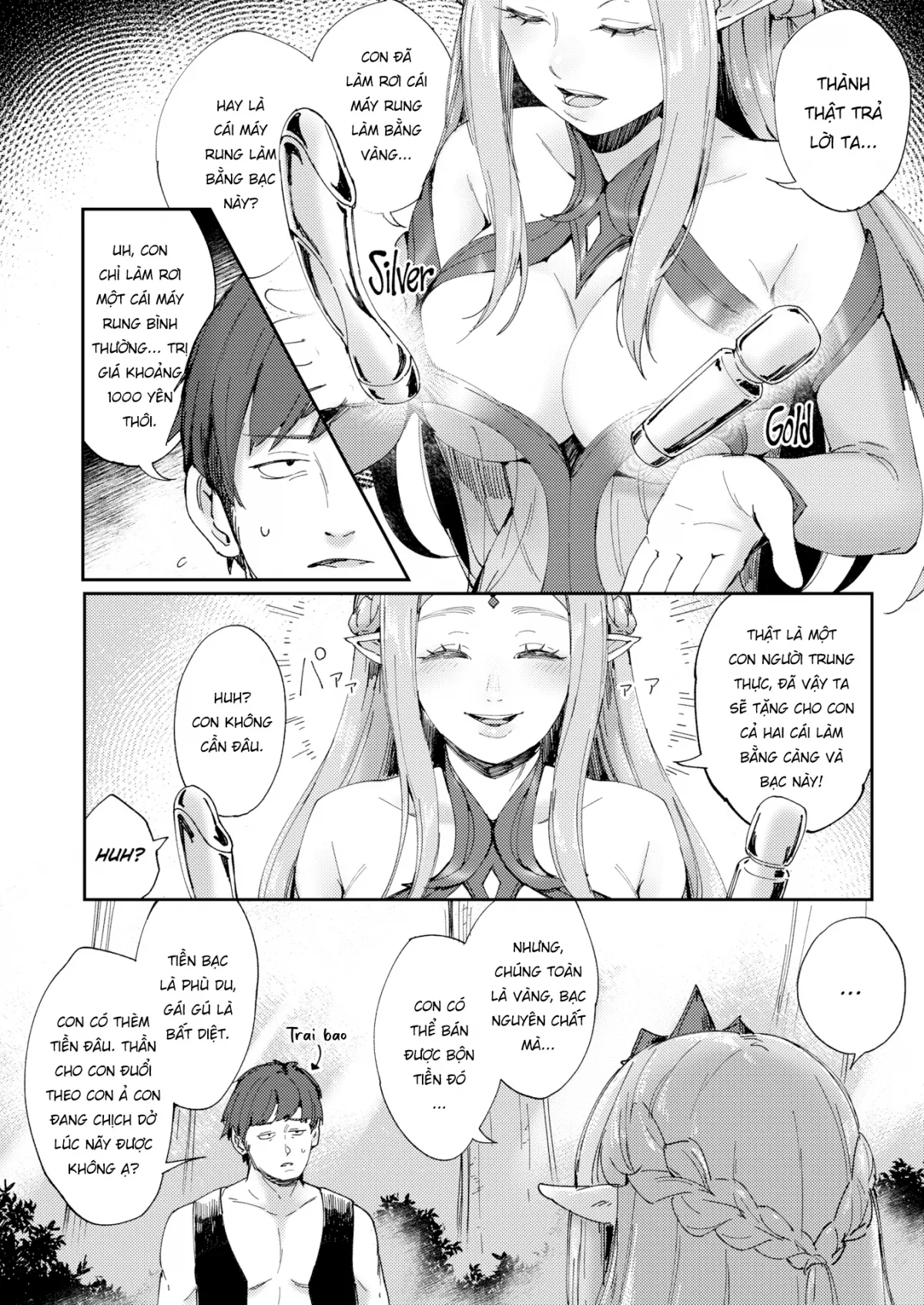 HentaiVN.net - Ảnh 3 - Con là người làm rơi cái này à? - Oneshot