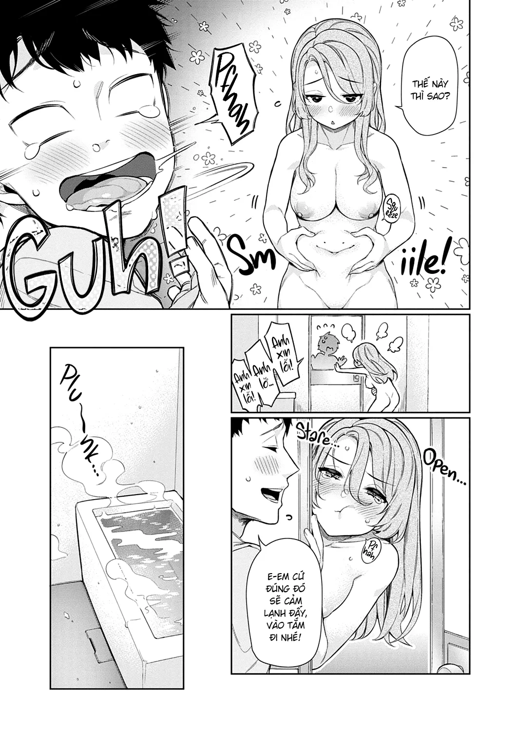 HentaiVN.net - Ảnh 8 - Upper Mouth, Lower Mouth, and.... [Ue no Okuchi to Shita no Okuchi to] - Part 2 Nhiều đường