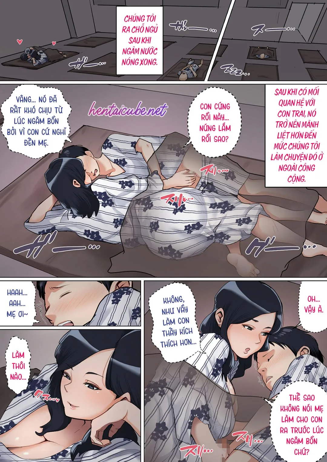 HentaiVN.net - Ảnh 3 - Lỗ của mẹ làm tôi cứng [Mother's Hole Gets Me Hard ~Short Incest Collection~] - Chap 3 - Mẹ và con trai hư hỏng ở spa sức khỏe