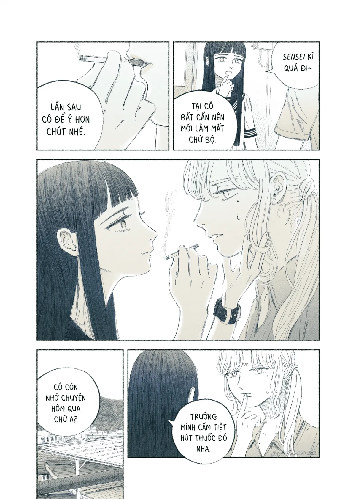 HentaiVN.net - Ảnh 15 - Ham muốn & Muộn phiền [Chuyện về nữ giáo viên bị học sinh yandere nhấn chìm trong dục vọng] - Tôi bị dằm trong tim
