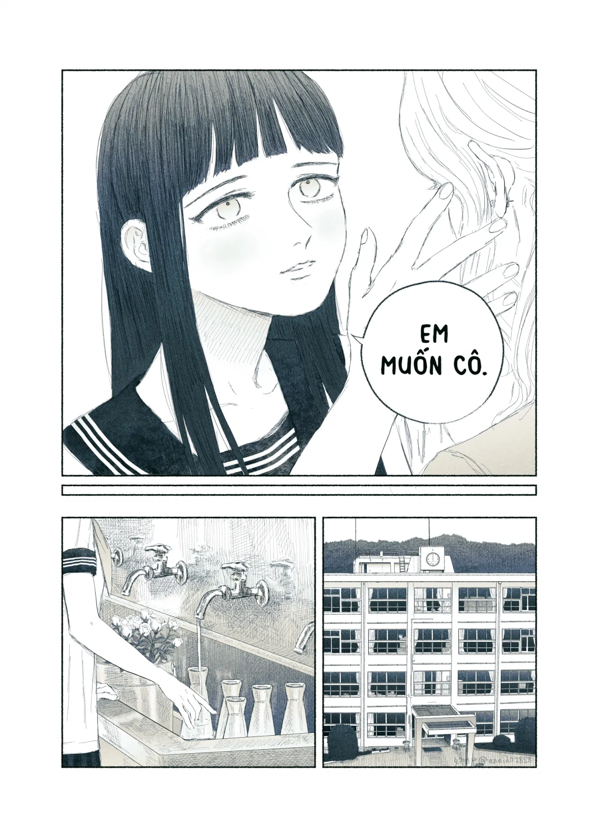 HentaiVN.net - Ảnh 19 - Ham muốn & Muộn phiền [Chuyện về nữ giáo viên bị học sinh yandere nhấn chìm trong dục vọng] - Tôi bị dằm trong tim