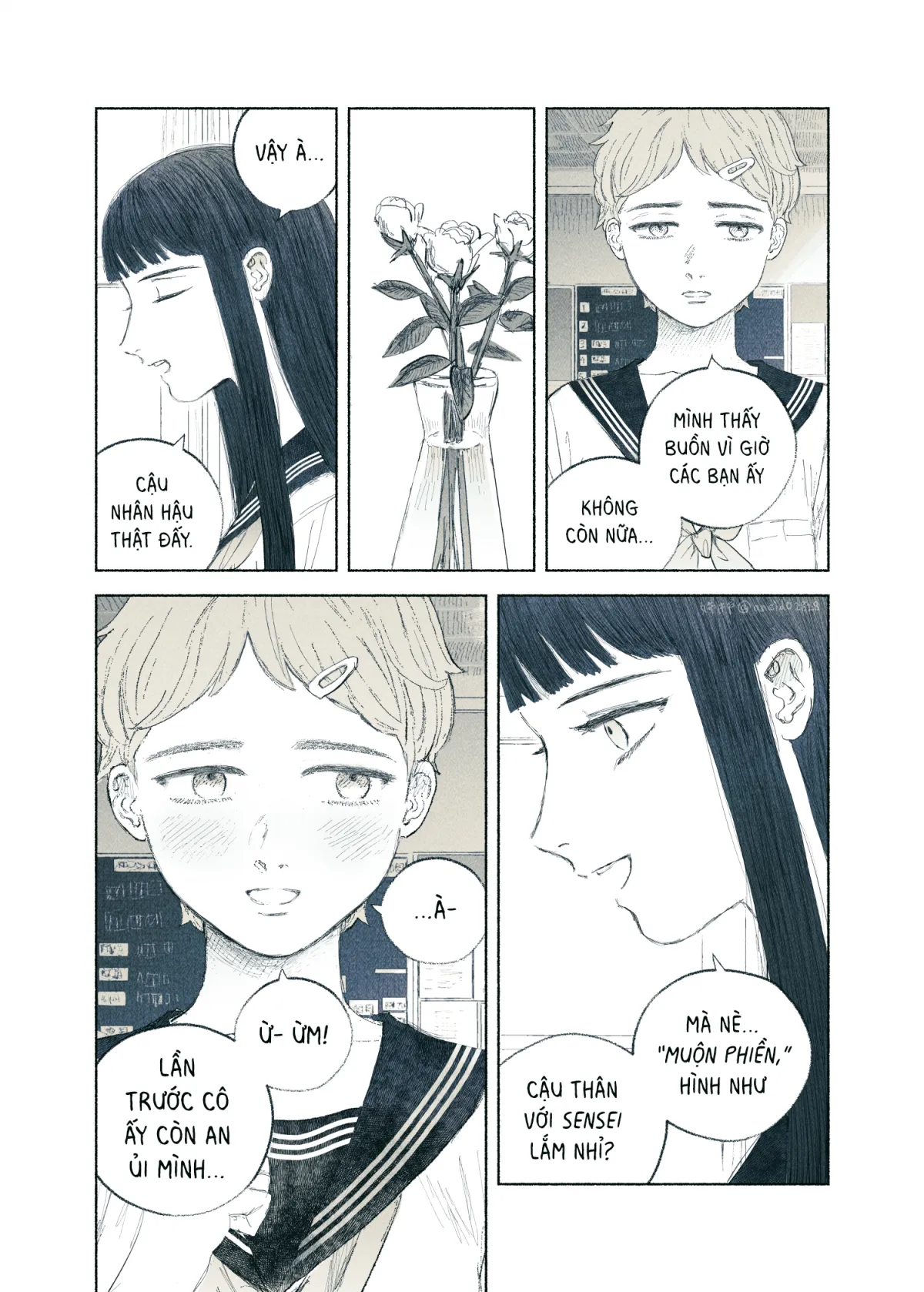 HentaiVN.net - Ảnh 21 - Ham muốn & Muộn phiền [Chuyện về nữ giáo viên bị học sinh yandere nhấn chìm trong dục vọng] - Tôi bị dằm trong tim