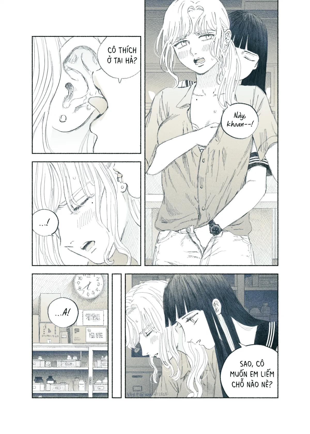HentaiVN.net - Ảnh 24 - Ham muốn & Muộn phiền [Chuyện về nữ giáo viên bị học sinh yandere nhấn chìm trong dục vọng] - Tôi bị dằm trong tim