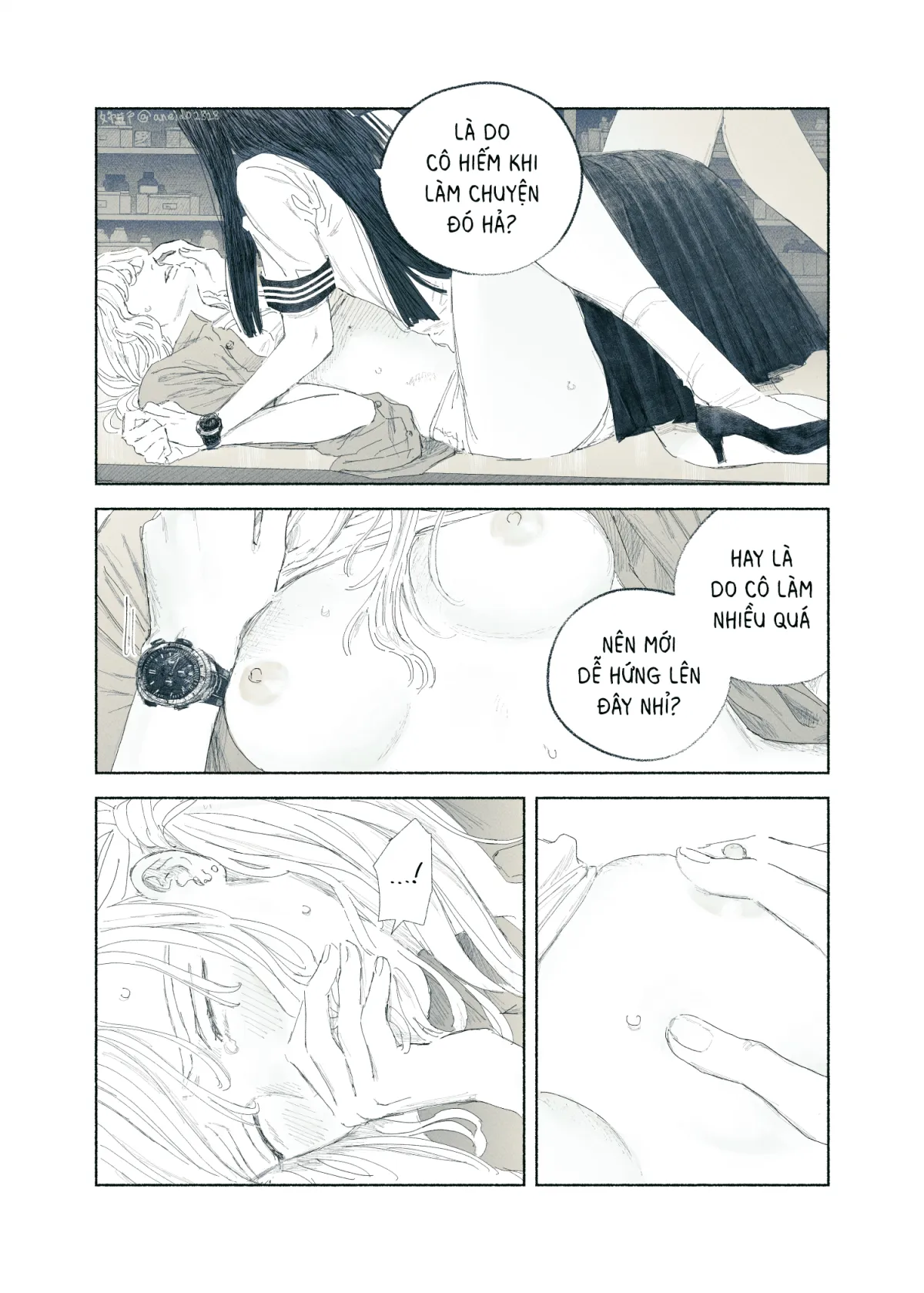 HentaiVN.net - Ảnh 27 - Ham muốn & Muộn phiền [Chuyện về nữ giáo viên bị học sinh yandere nhấn chìm trong dục vọng] - Tôi bị dằm trong tim