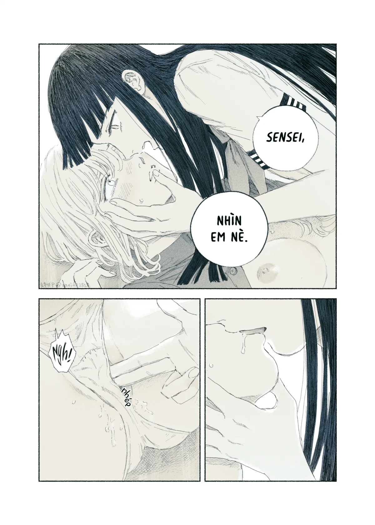 HentaiVN.net - Ảnh 28 - Ham muốn & Muộn phiền [Chuyện về nữ giáo viên bị học sinh yandere nhấn chìm trong dục vọng] - Tôi bị dằm trong tim