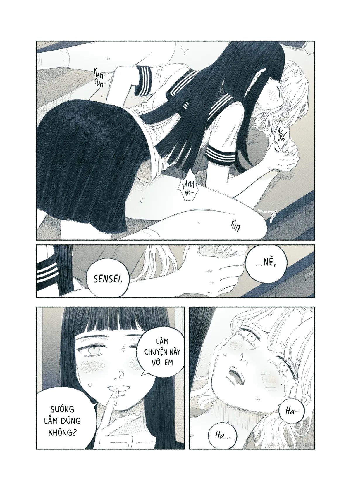 HentaiVN.net - Ảnh 30 - Ham muốn & Muộn phiền [Chuyện về nữ giáo viên bị học sinh yandere nhấn chìm trong dục vọng] - Tôi bị dằm trong tim