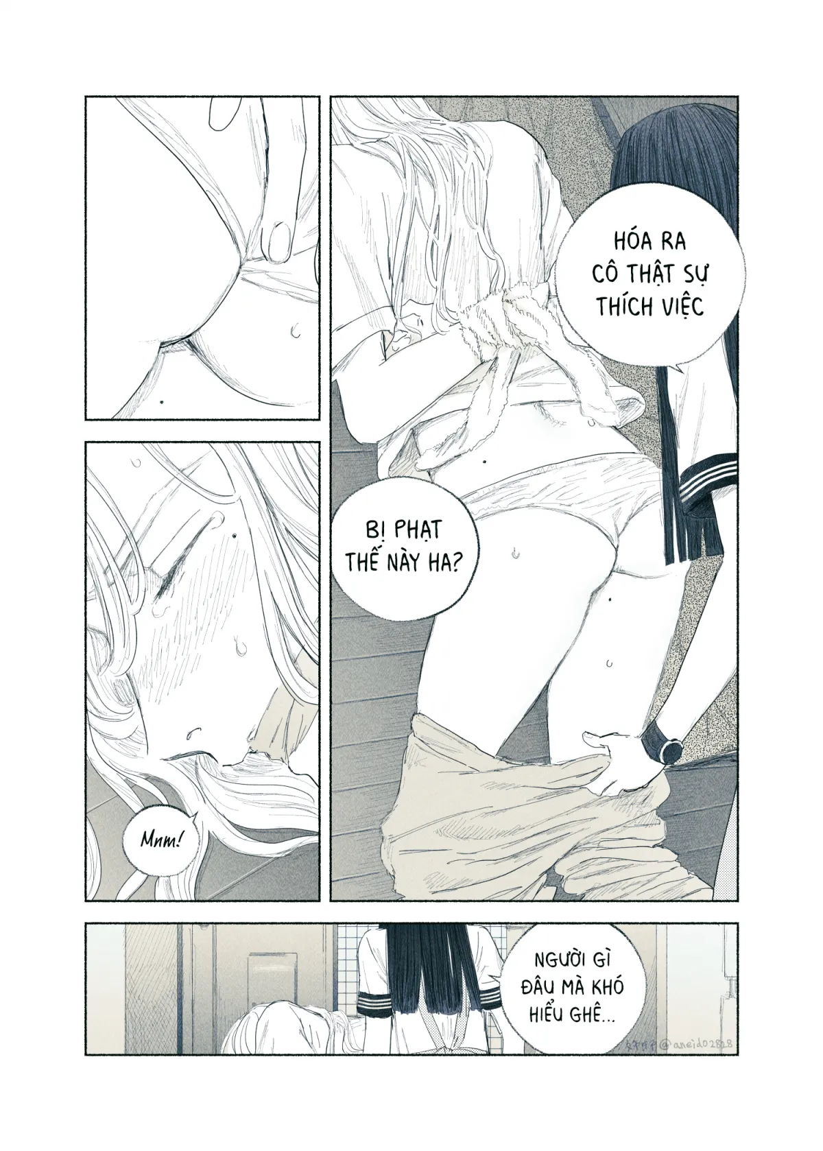 HentaiVN.net - Ảnh 38 - Ham muốn & Muộn phiền [Chuyện về nữ giáo viên bị học sinh yandere nhấn chìm trong dục vọng] - Tôi bị dằm trong tim