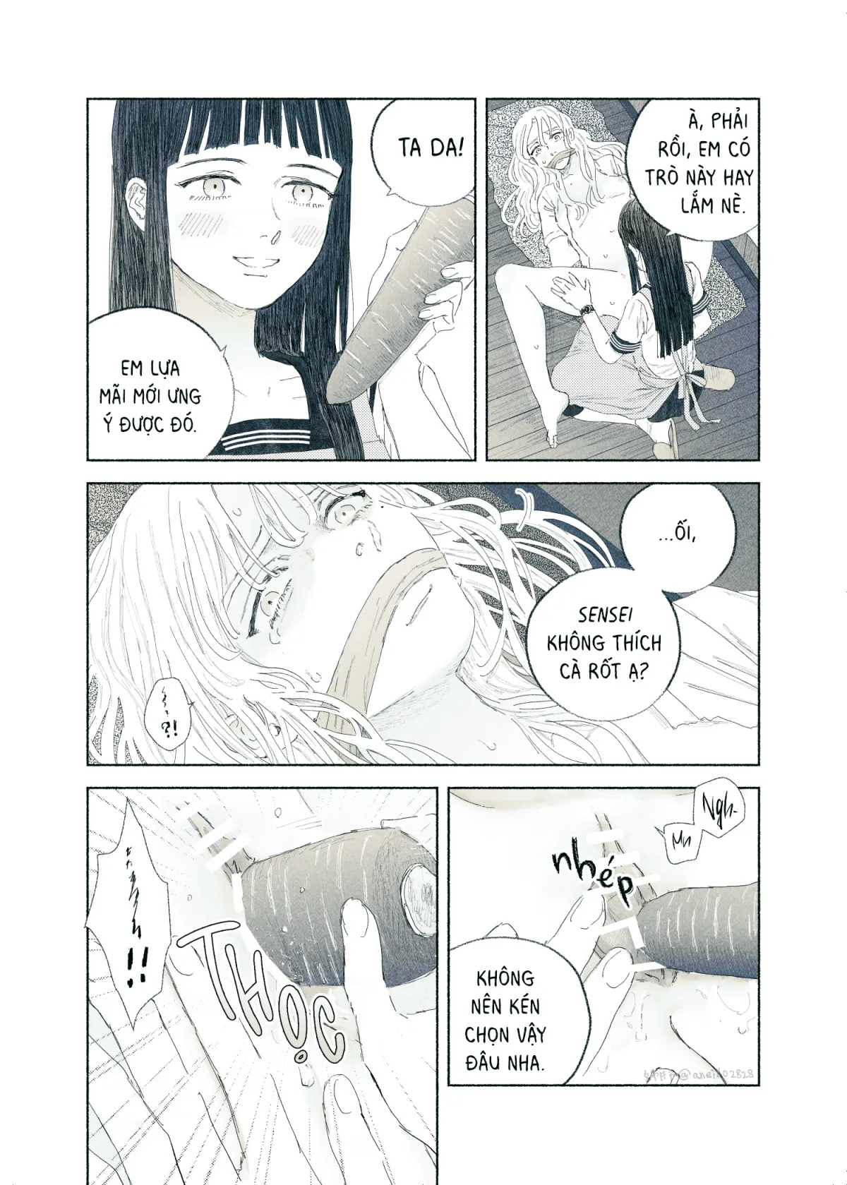HentaiVN.net - Ảnh 42 - Ham muốn & Muộn phiền [Chuyện về nữ giáo viên bị học sinh yandere nhấn chìm trong dục vọng] - Tôi bị dằm trong tim
