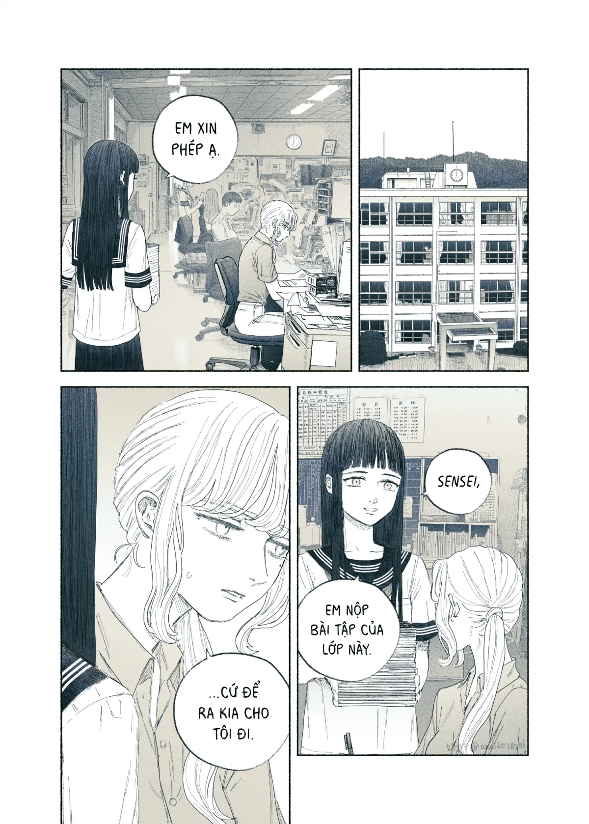 HentaiVN.net - Ảnh 44 - Ham muốn & Muộn phiền [Chuyện về nữ giáo viên bị học sinh yandere nhấn chìm trong dục vọng] - Tôi bị dằm trong tim
