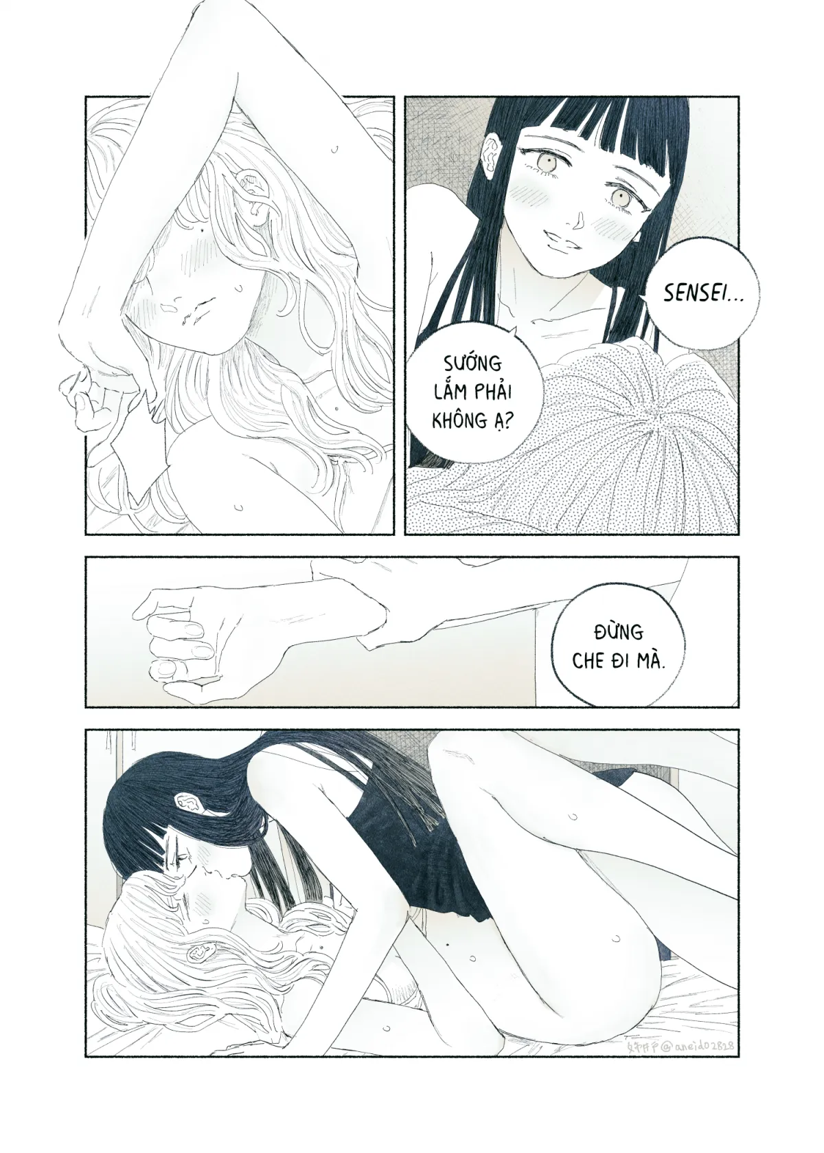 HentaiVN.net - Ảnh 50 - Ham muốn & Muộn phiền [Chuyện về nữ giáo viên bị học sinh yandere nhấn chìm trong dục vọng] - Tôi bị dằm trong tim