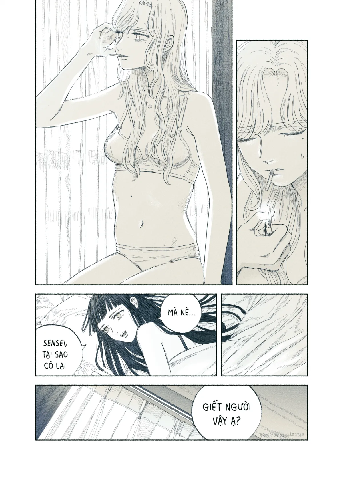 HentaiVN.net - Ảnh 52 - Ham muốn & Muộn phiền [Chuyện về nữ giáo viên bị học sinh yandere nhấn chìm trong dục vọng] - Tôi bị dằm trong tim