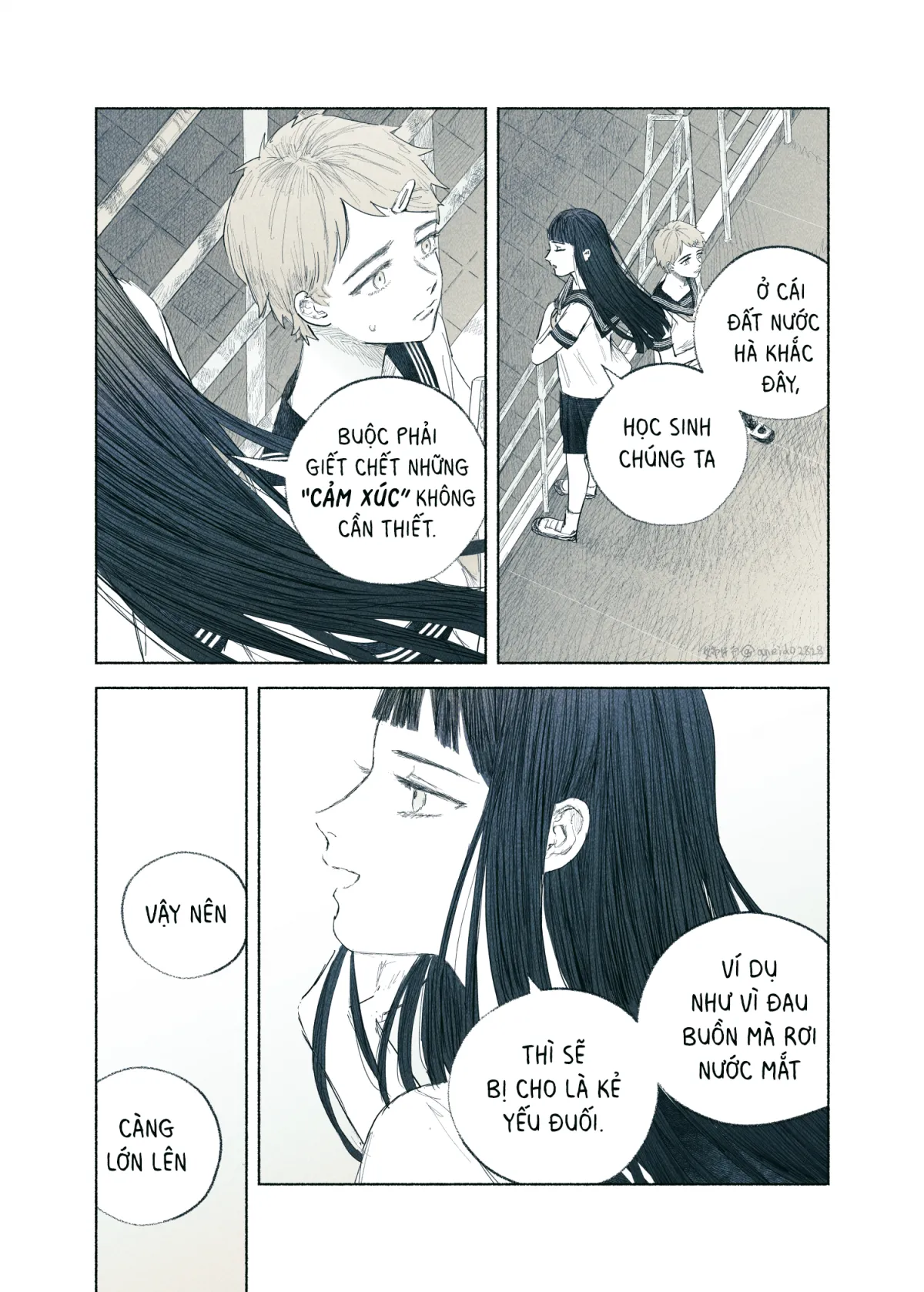 HentaiVN.net - Ảnh 55 - Ham muốn & Muộn phiền [Chuyện về nữ giáo viên bị học sinh yandere nhấn chìm trong dục vọng] - Tôi bị dằm trong tim