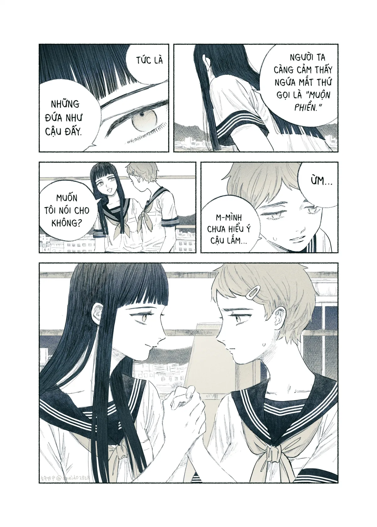 HentaiVN.net - Ảnh 56 - Ham muốn & Muộn phiền [Chuyện về nữ giáo viên bị học sinh yandere nhấn chìm trong dục vọng] - Tôi bị dằm trong tim