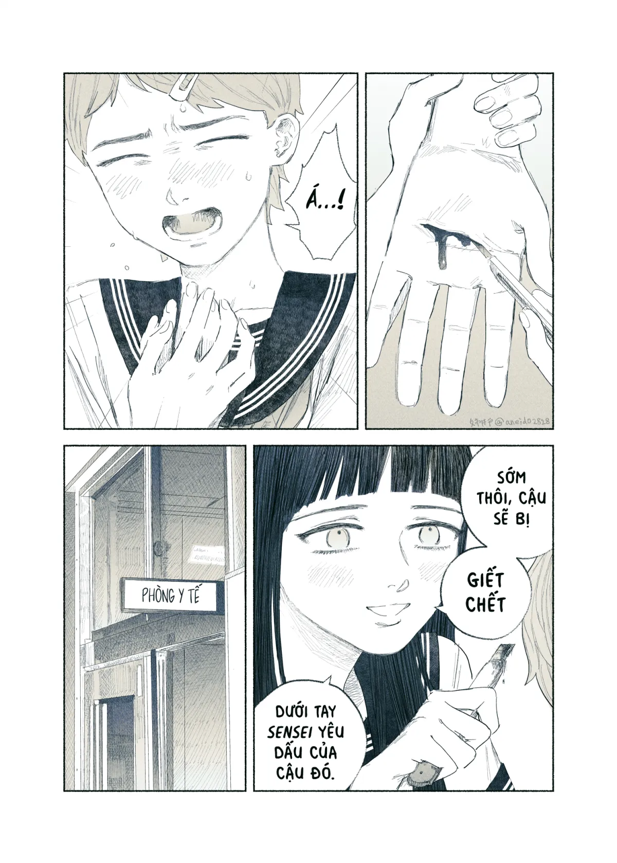 HentaiVN.net - Ảnh 57 - Ham muốn & Muộn phiền [Chuyện về nữ giáo viên bị học sinh yandere nhấn chìm trong dục vọng] - Tôi bị dằm trong tim