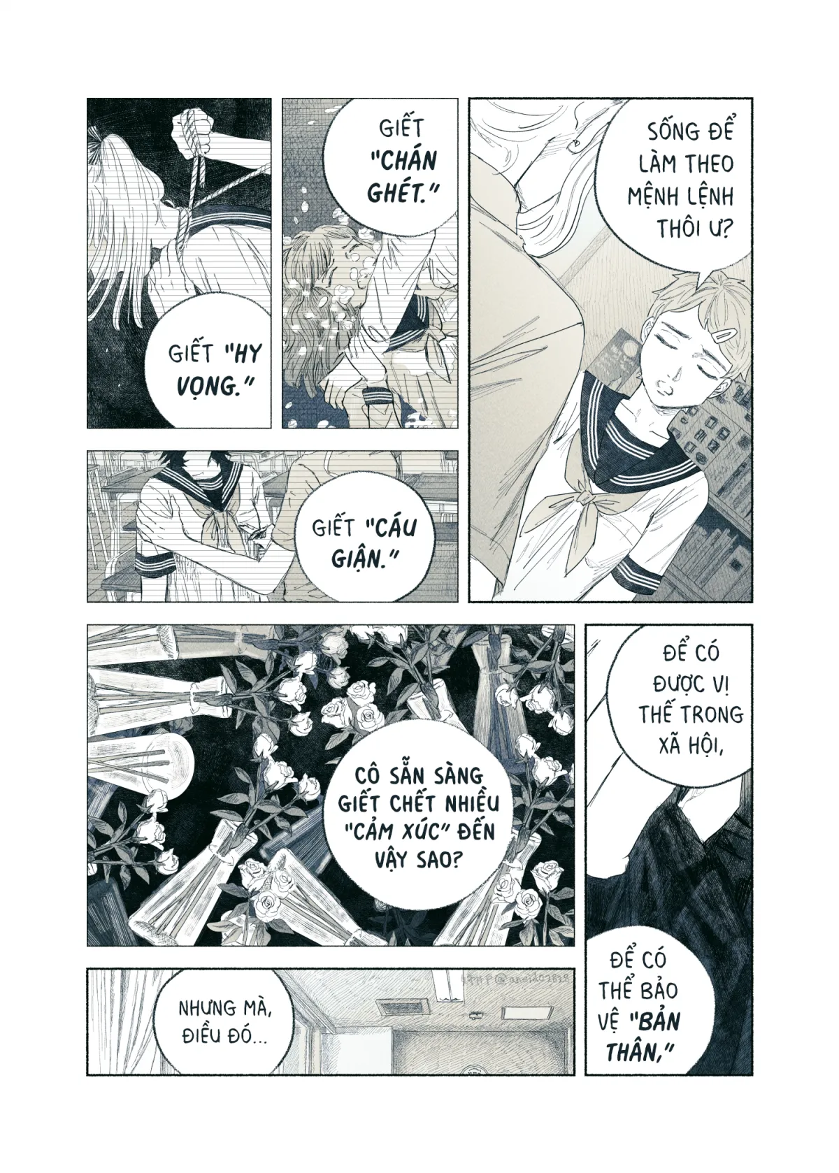 HentaiVN.net - Ảnh 59 - Ham muốn & Muộn phiền [Chuyện về nữ giáo viên bị học sinh yandere nhấn chìm trong dục vọng] - Tôi bị dằm trong tim