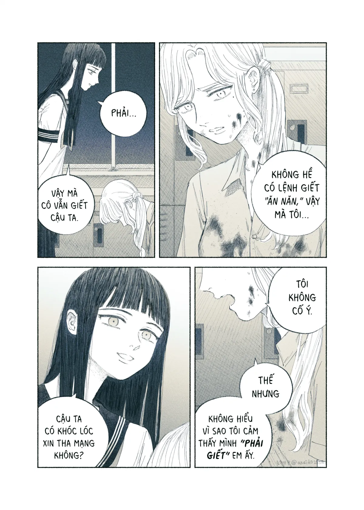 HentaiVN.net - Ảnh 64 - Ham muốn & Muộn phiền [Chuyện về nữ giáo viên bị học sinh yandere nhấn chìm trong dục vọng] - Tôi bị dằm trong tim