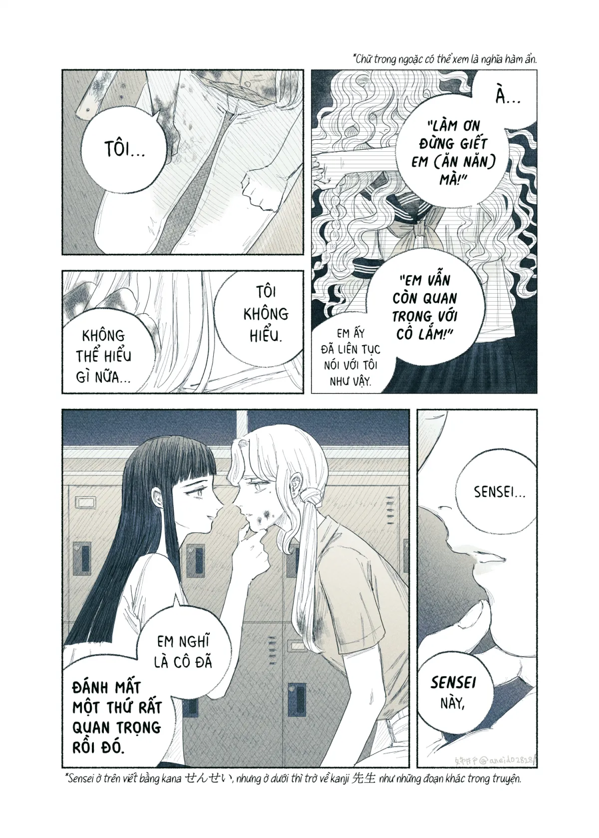 HentaiVN.net - Ảnh 65 - Ham muốn & Muộn phiền [Chuyện về nữ giáo viên bị học sinh yandere nhấn chìm trong dục vọng] - Tôi bị dằm trong tim