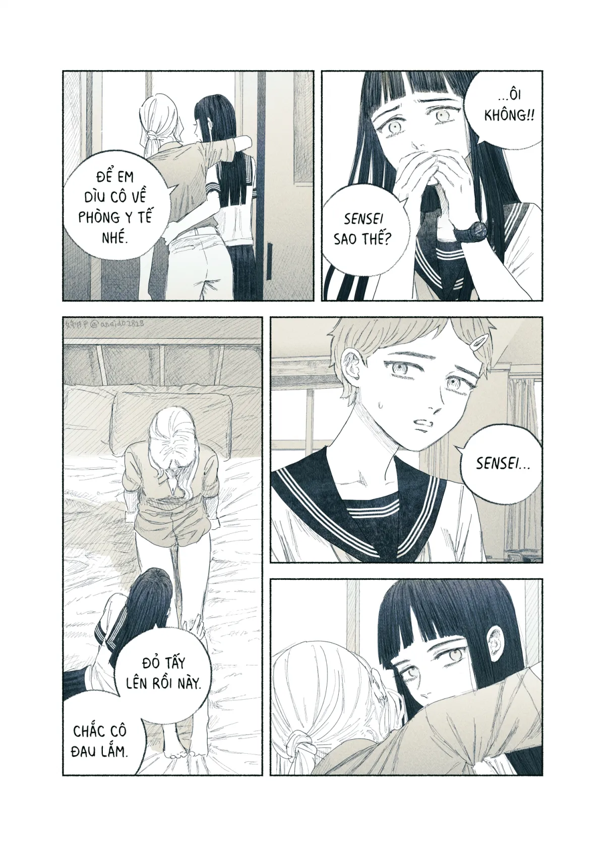 HentaiVN.net - Ảnh 68 - Ham muốn & Muộn phiền [Chuyện về nữ giáo viên bị học sinh yandere nhấn chìm trong dục vọng] - Tôi bị dằm trong tim
