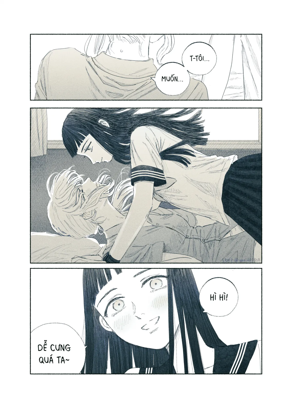 HentaiVN.net - Ảnh 72 - Ham muốn & Muộn phiền [Chuyện về nữ giáo viên bị học sinh yandere nhấn chìm trong dục vọng] - Tôi bị dằm trong tim