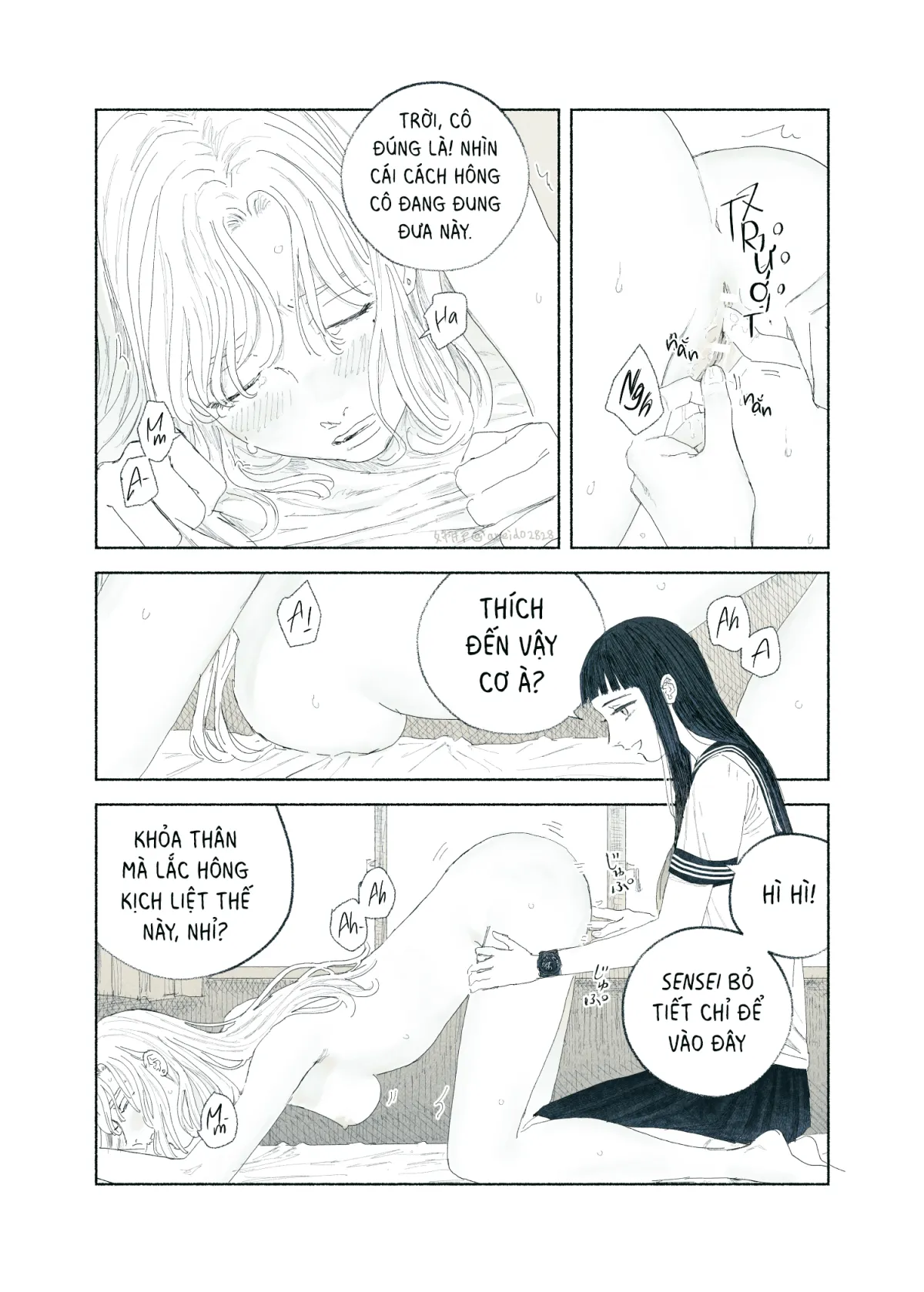 HentaiVN.net - Ảnh 75 - Ham muốn & Muộn phiền [Chuyện về nữ giáo viên bị học sinh yandere nhấn chìm trong dục vọng] - Tôi bị dằm trong tim