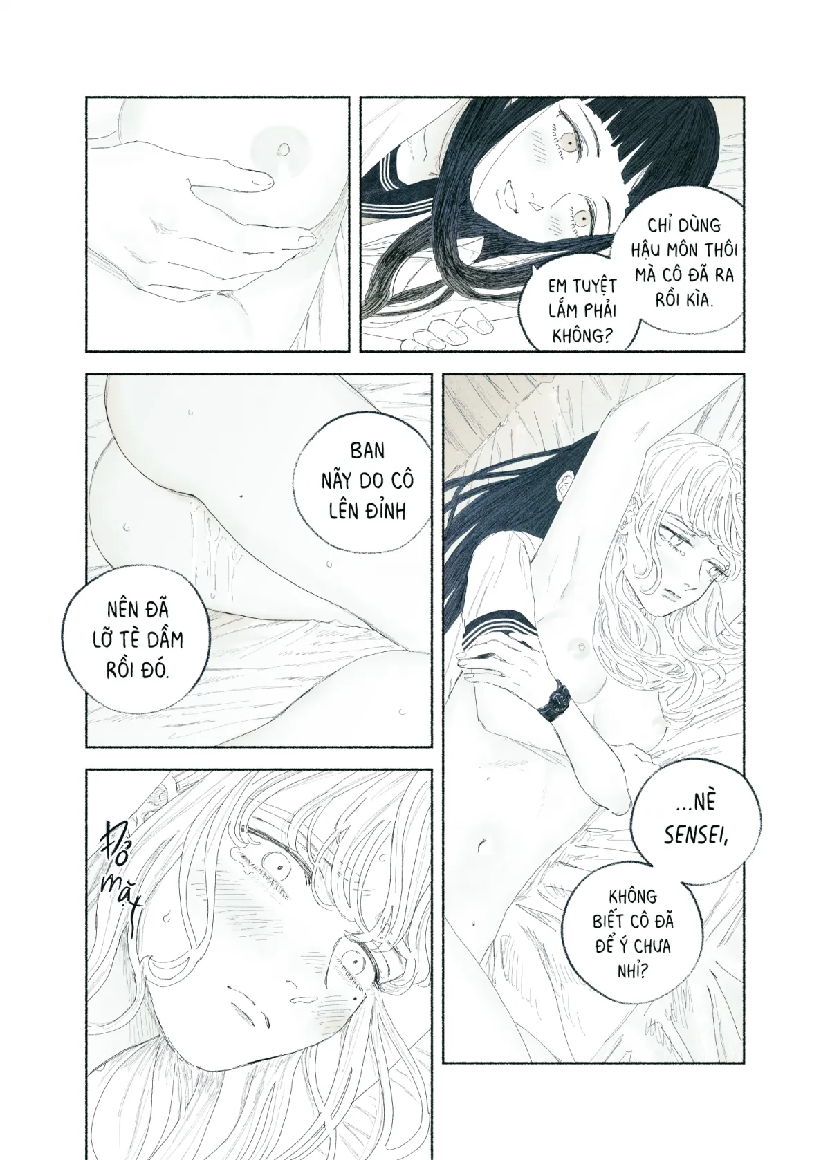 HentaiVN.net - Ảnh 81 - Ham muốn & Muộn phiền [Chuyện về nữ giáo viên bị học sinh yandere nhấn chìm trong dục vọng] - Tôi bị dằm trong tim