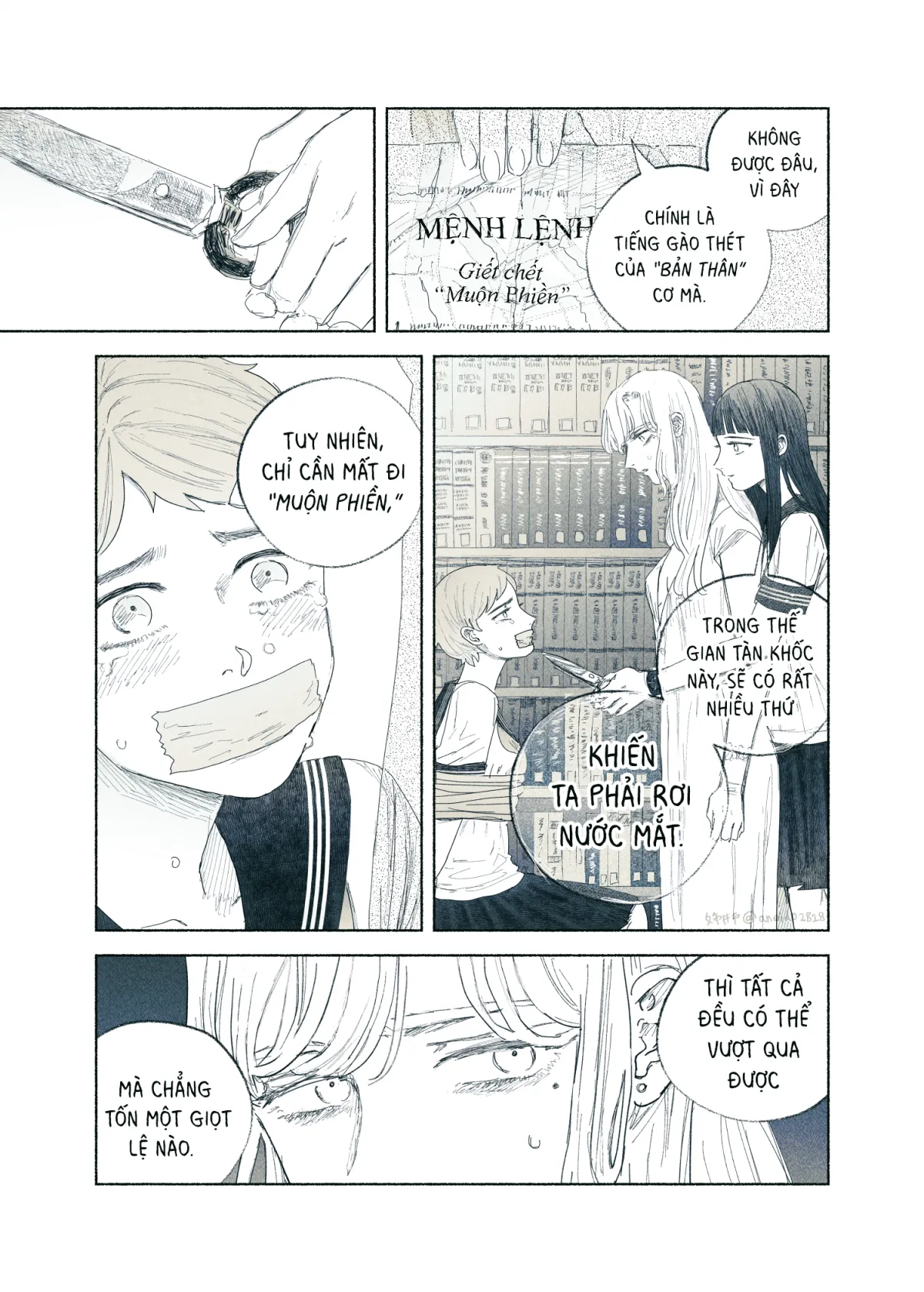 HentaiVN.net - Ảnh 85 - Ham muốn & Muộn phiền [Chuyện về nữ giáo viên bị học sinh yandere nhấn chìm trong dục vọng] - Tôi bị dằm trong tim