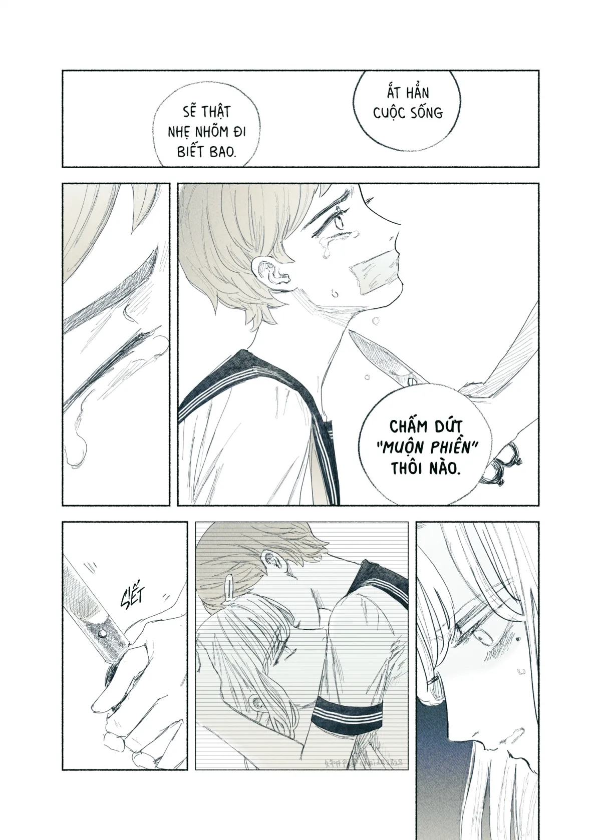 HentaiVN.net - Ảnh 86 - Ham muốn & Muộn phiền [Chuyện về nữ giáo viên bị học sinh yandere nhấn chìm trong dục vọng] - Tôi bị dằm trong tim