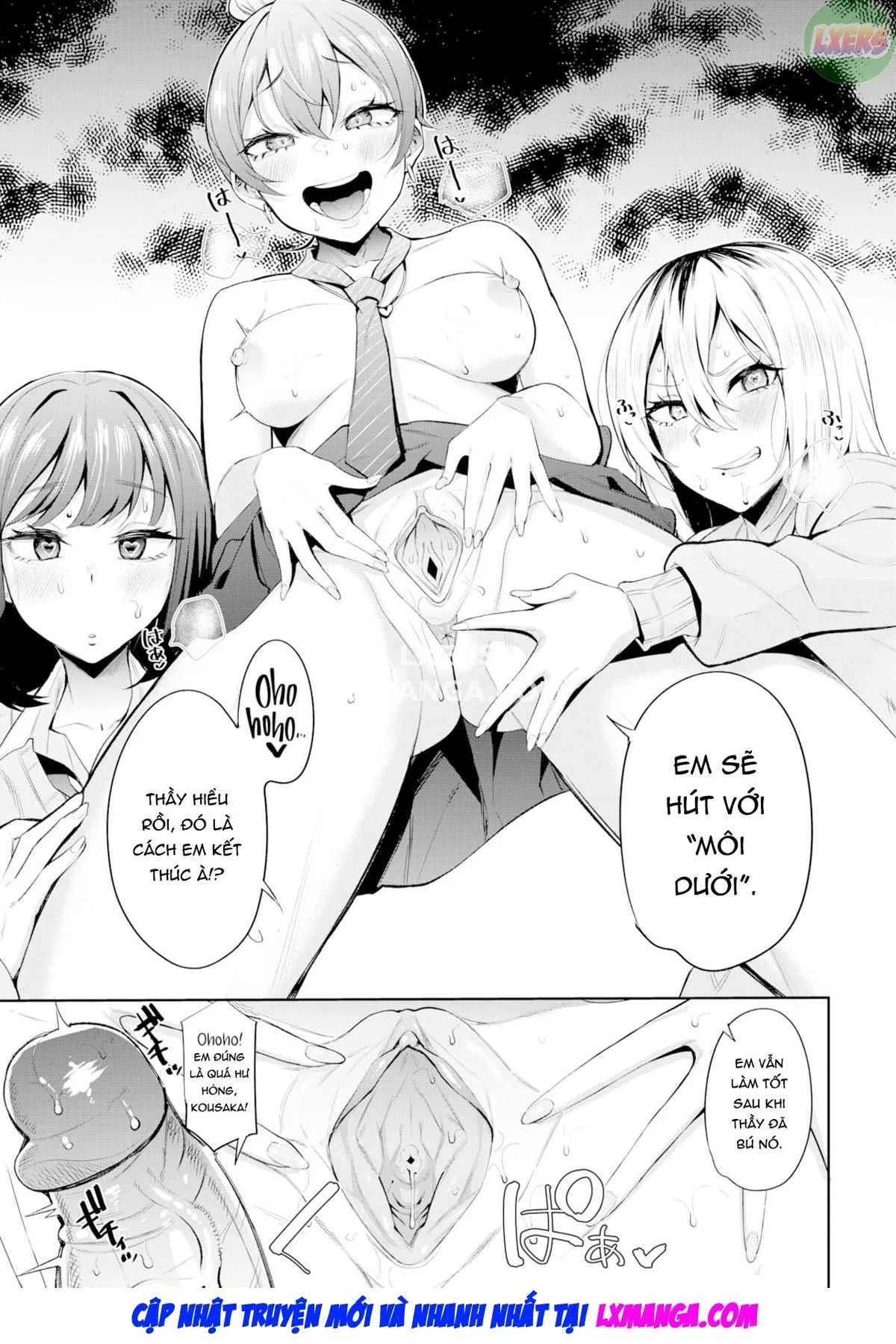 HentaiVN.net - Ảnh 14 - Saimin Shidou ~Furyou JK ni Hakudaku o~ - Oneshot