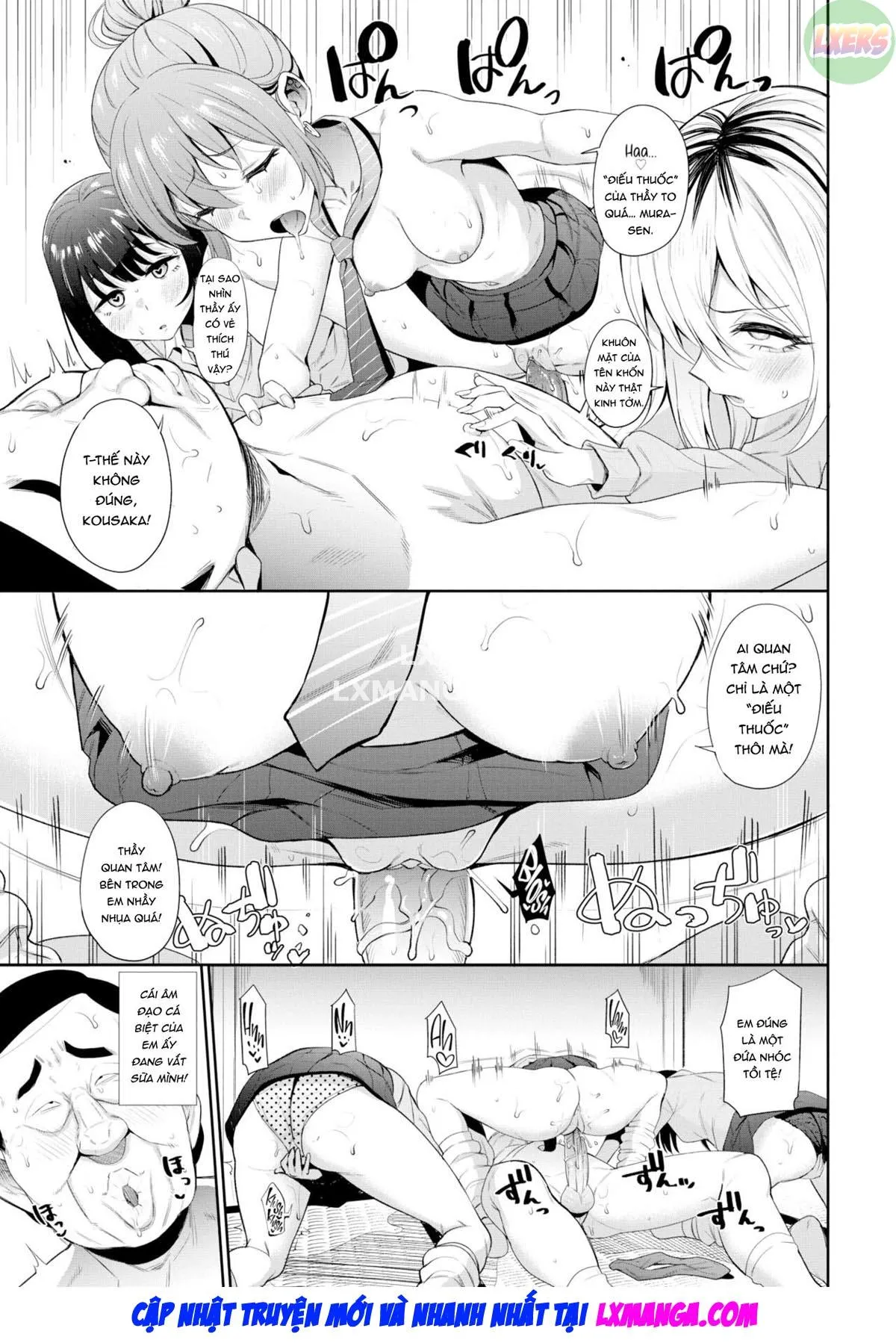 HentaiVN.net - Ảnh 16 - Saimin Shidou ~Furyou JK ni Hakudaku o~ - Oneshot
