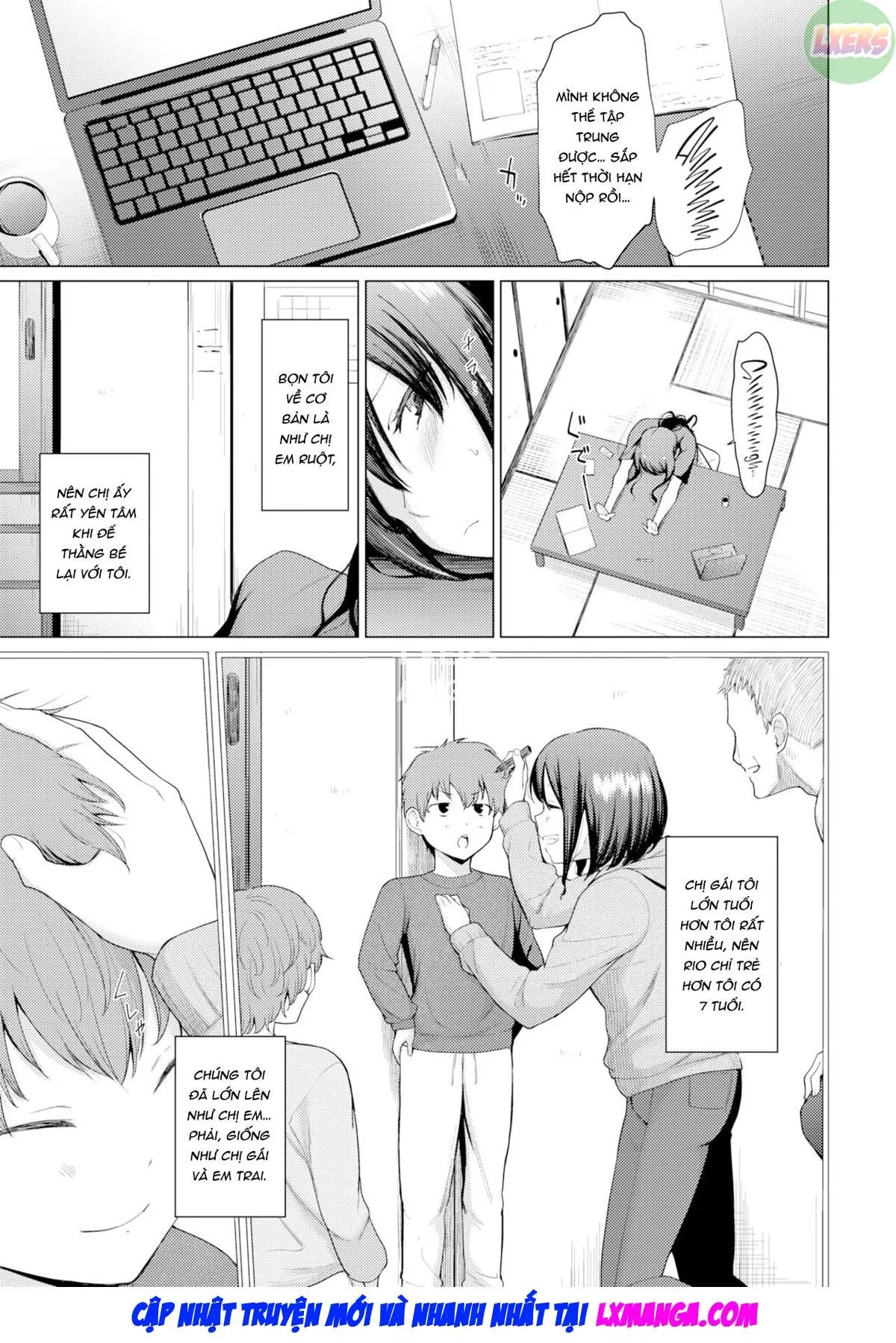 HentaiVN.net - Ảnh 6 - Lớn lên dưới cùng một mái nhà - Oneshot