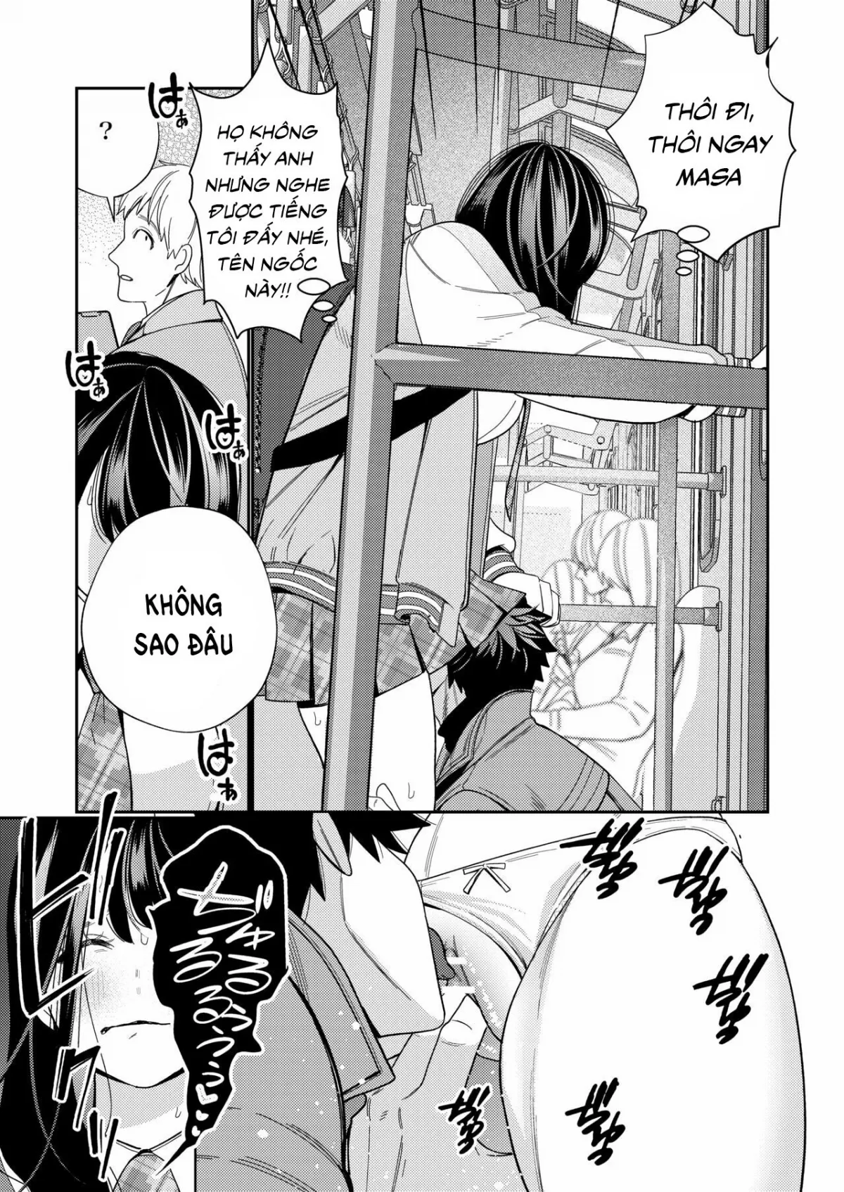 HentaiVN.net - Ảnh 9 - Zetsurin Yurei ga Iku made Tsuitekuru - Chap 3