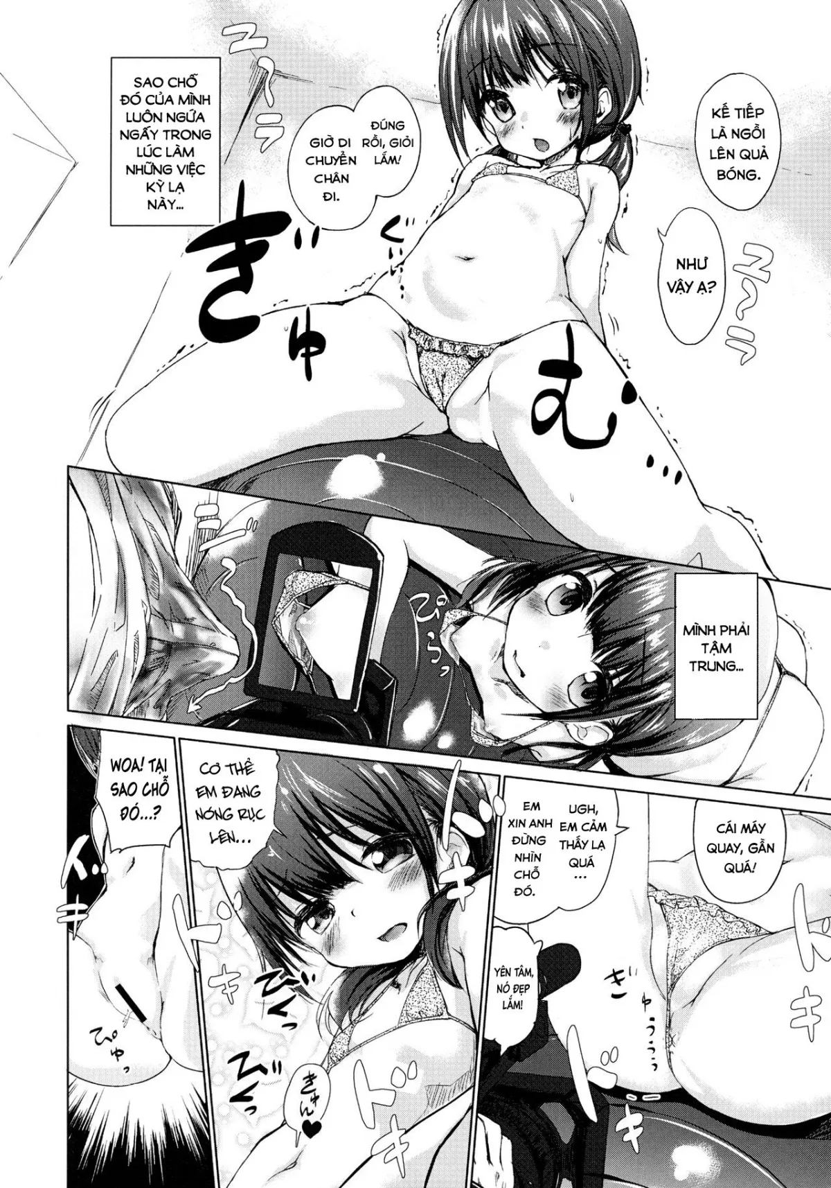 HentaiVN.net - Ảnh 5 - Bé loli tập đóng phim sếch. [Sodachi no Ii JS ga Warui Otona o Yuuwaku Shitekuru] - Oneshot