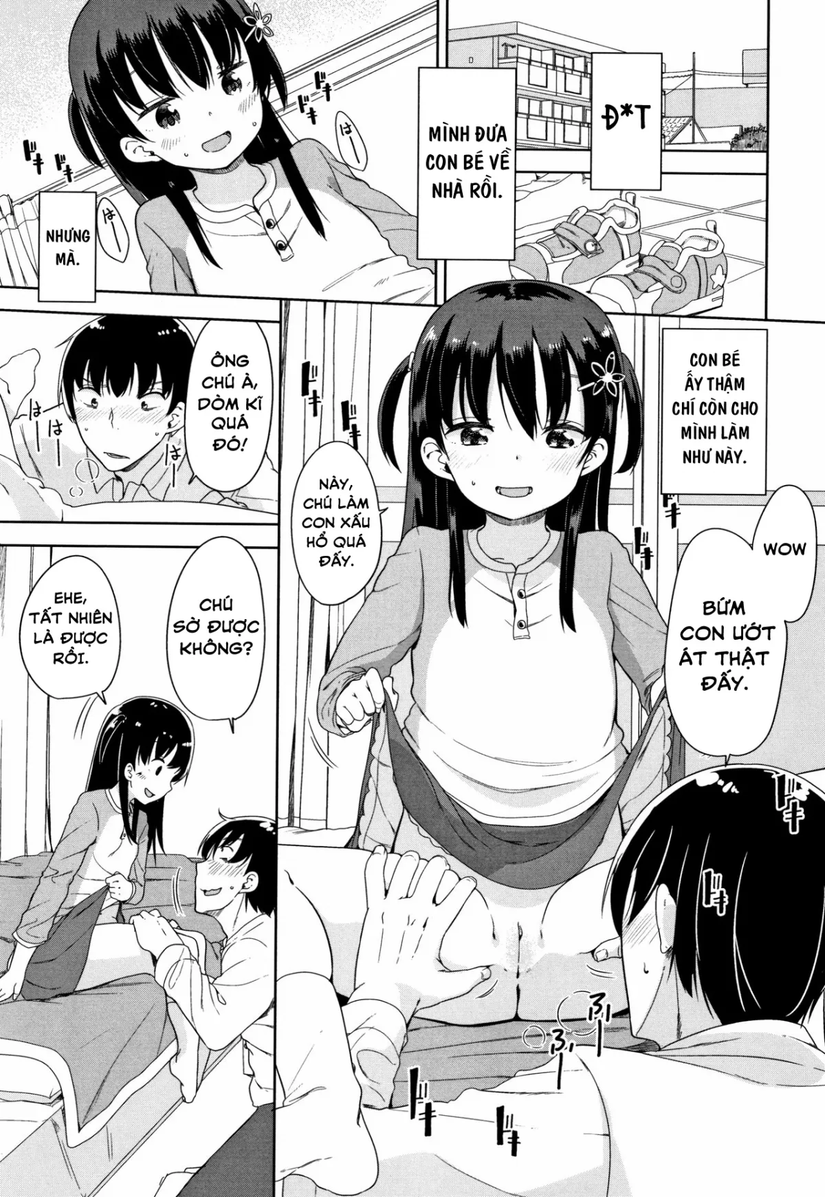HentaiVN.net - Ảnh 8 - Bỏ Việc Ở Công Ty Tôi Gặp Một Bitch Loli [Kaisha Sabottara Loli Bitch to Deatta Ken] - Oneshot