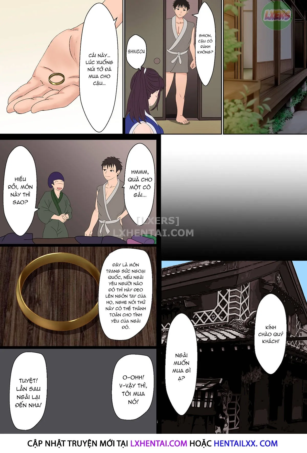 HentaiVN.net - Ảnh 11 - Kunoichi Yotogi Shugyou [~Shugyou Aite wa Boku no Ani deshita~] - Oneshot