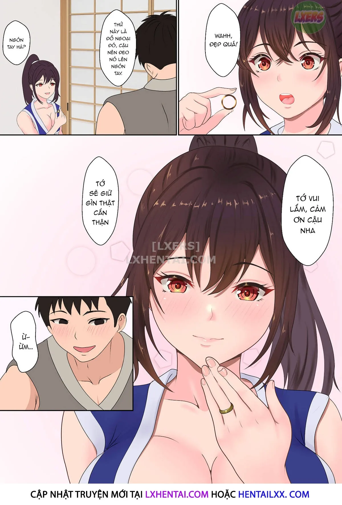 HentaiVN.net - Ảnh 12 - Kunoichi Yotogi Shugyou [~Shugyou Aite wa Boku no Ani deshita~] - Oneshot