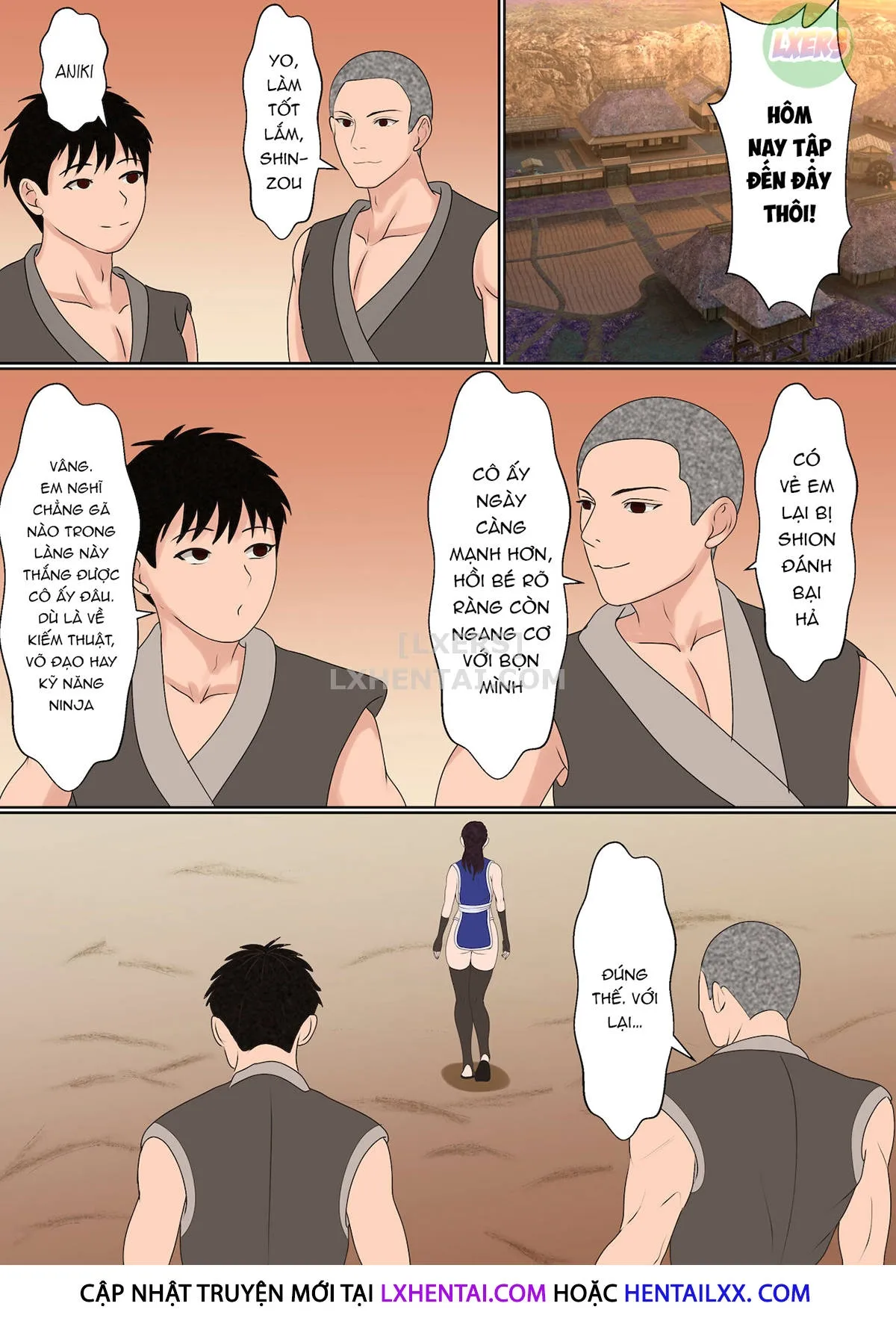 HentaiVN.net - Ảnh 9 - Kunoichi Yotogi Shugyou [~Shugyou Aite wa Boku no Ani deshita~] - Oneshot