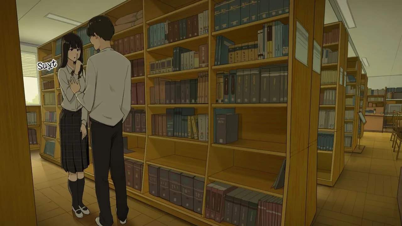 HentaiVN.net - Ảnh 4 - Góc Khuất Thư Viện [Toshoshitsu no Oku ga Machiawase Basho] - Oneshot