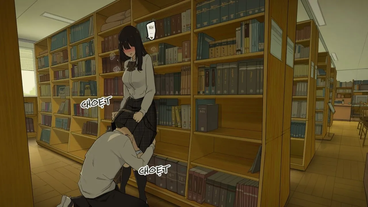 HentaiVN.net - Ảnh 6 - Góc Khuất Thư Viện [Toshoshitsu no Oku ga Machiawase Basho] - Oneshot