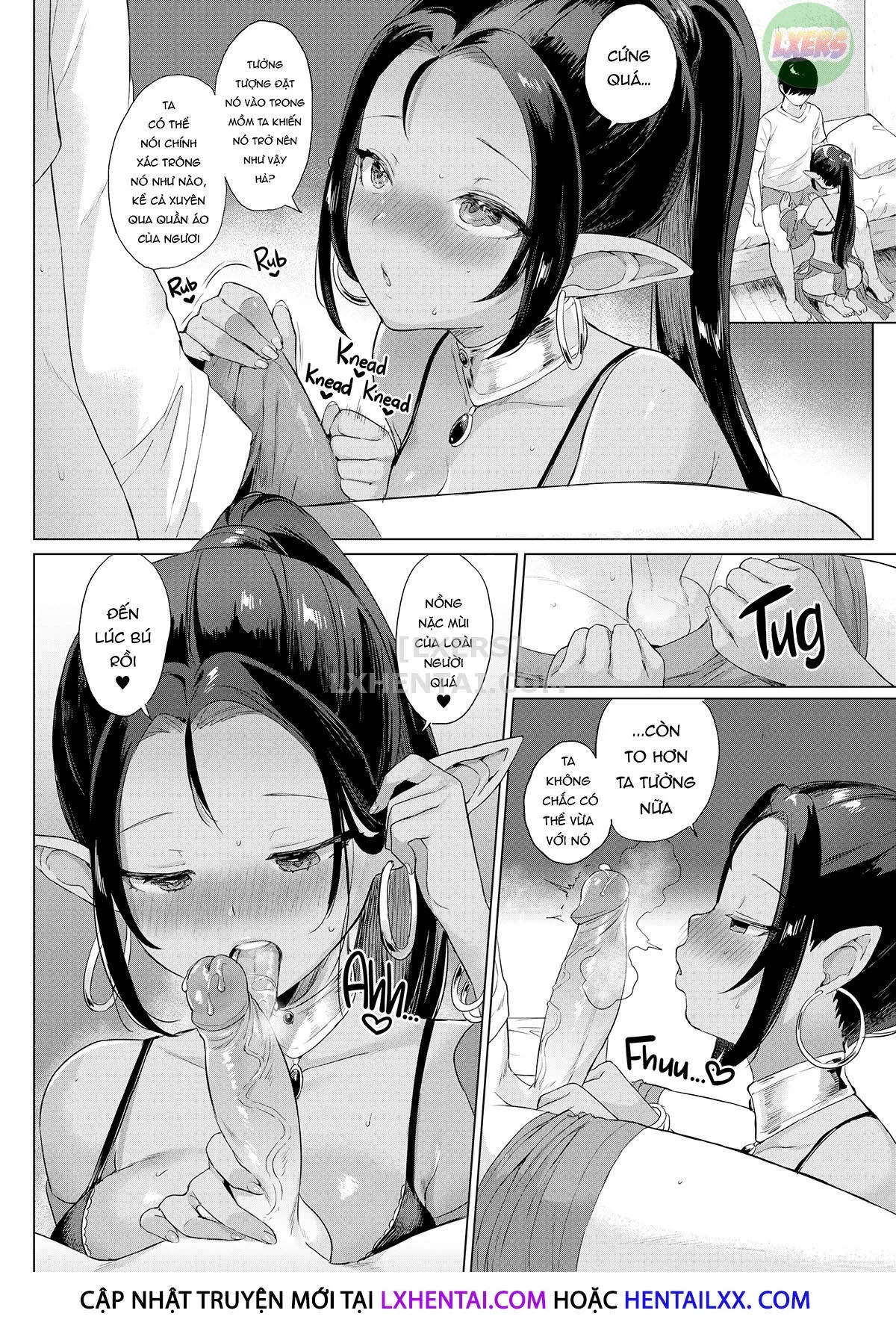 HentaiVN.net - Ảnh 11 - Những quý cô dâm đãng ngọt nước - Chap 1 - The Virgin and the Magic Lamp