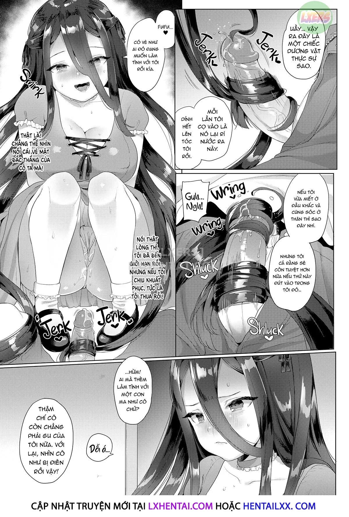 HentaiVN.net - Ảnh 9 - Những quý cô dâm đãng ngọt nước - Chap 6 - A Ghost Girl Whos a Kinky Virgin